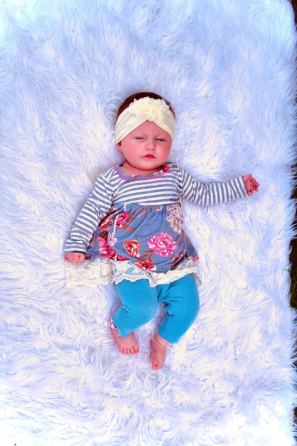 Jemma joined the competition — help win amazing prizes! baby, baby_toddler_clothing, blue, child, fun, happy, headwear, person, photography, pink, skin, smile, textile, toddler, white, winter