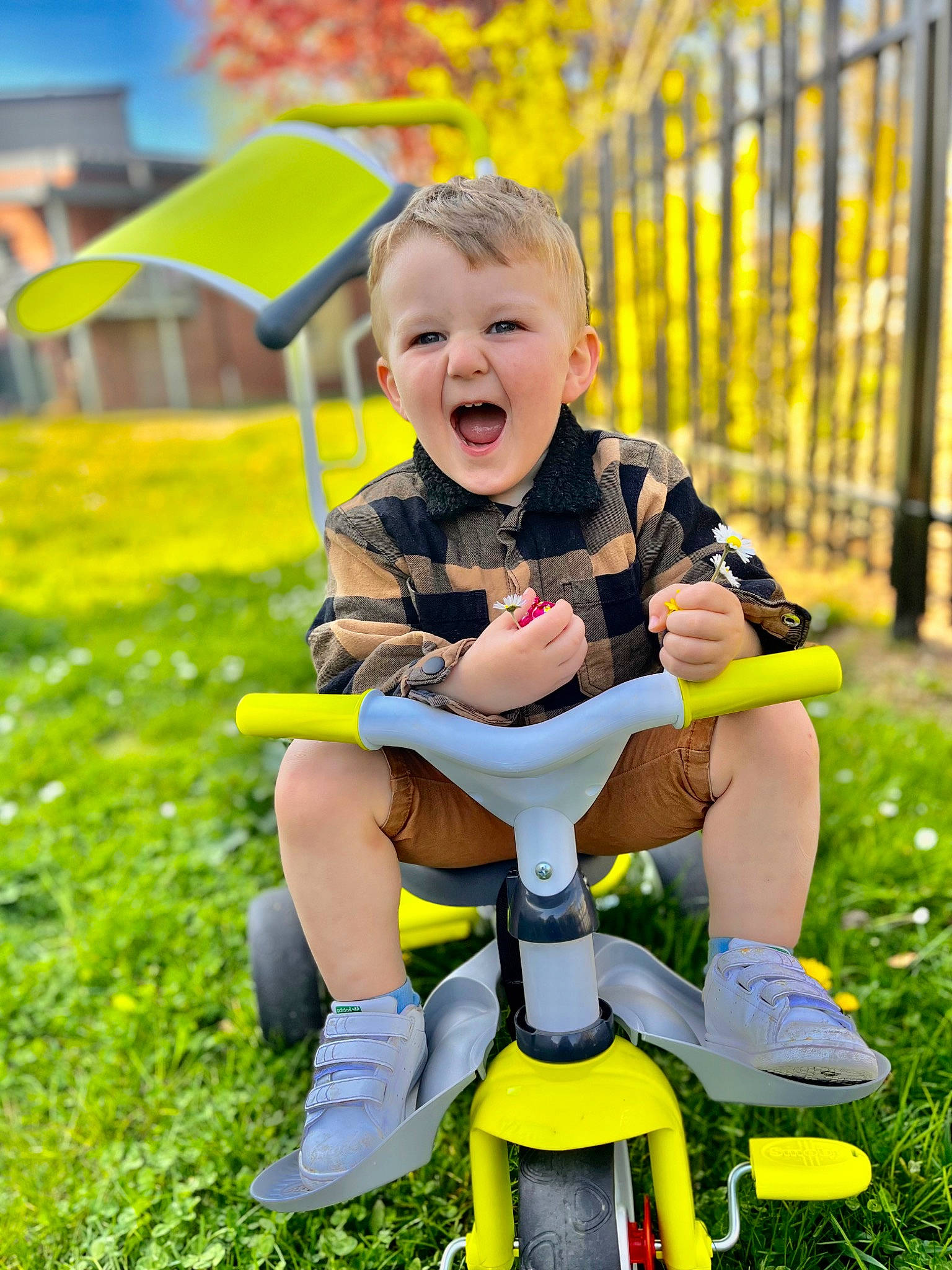 Maxio a rejoint le concours — aidez-le/la à gagner de superbes lots ! baby, baby_toddler_clothing, dress, eye, face, fun, grass, green, happy, leg, leisure, people_in_nature, person, recreation, shoe, shorts, smile, sneakers, summer, toddler