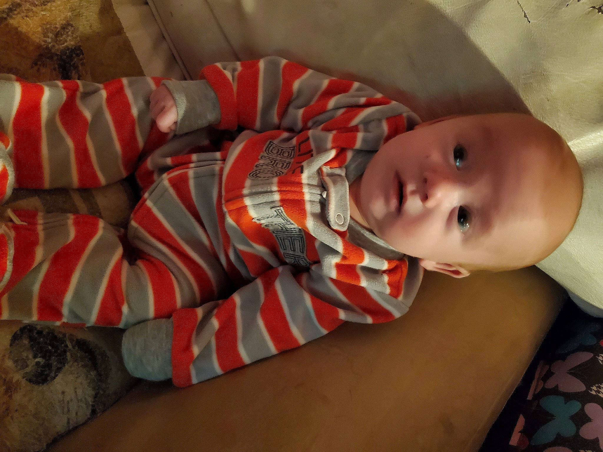 Aiden joined the competition — help win amazing prizes! baby, baby_products, baby_toddler_clothing, cheek, child, comfort, person, plaid, skin, tartan, toddler
