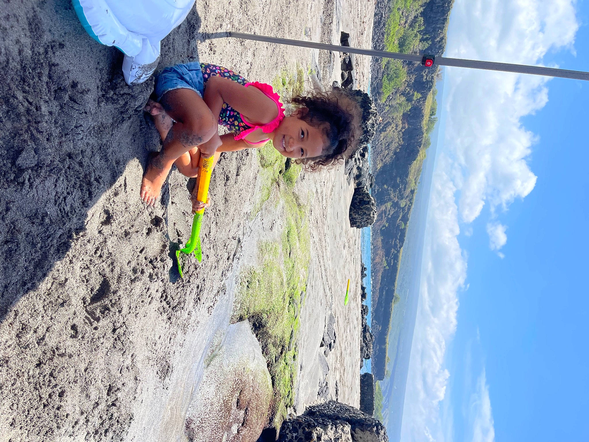 Kalehua joined the competition — help win amazing prizes! adventure, arm, azure, cloud, electric_blue, fun, hat, joy, leg, leisure, line, outdoor_recreation, people_in_nature, person, plant, recreation, rope, shorts, sky, sport_climbing