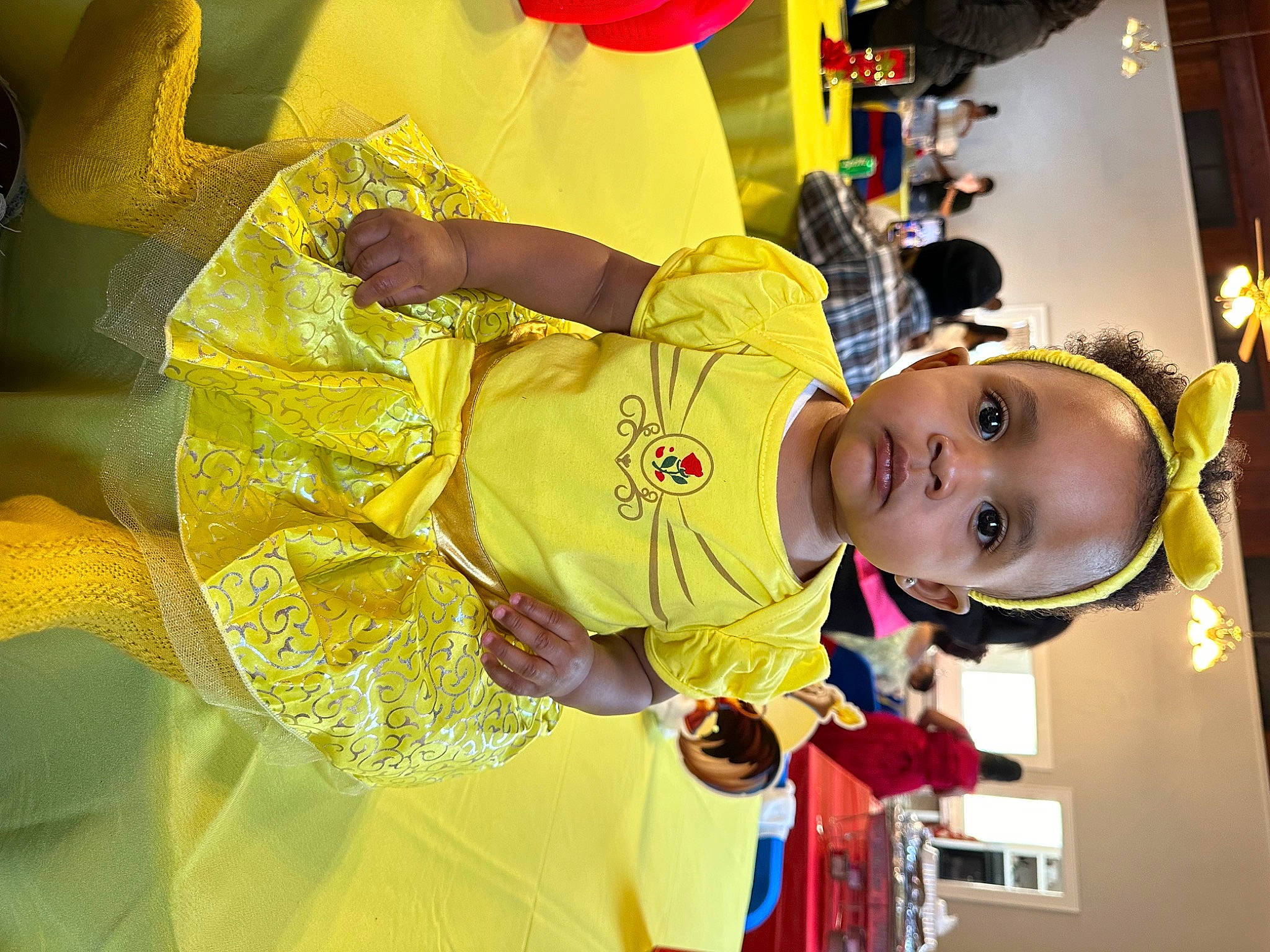 Remi joined the competition — help win amazing prizes! child, costume, entertainment, event, fun, happy, leisure, person, room, smile, toddler, yellow