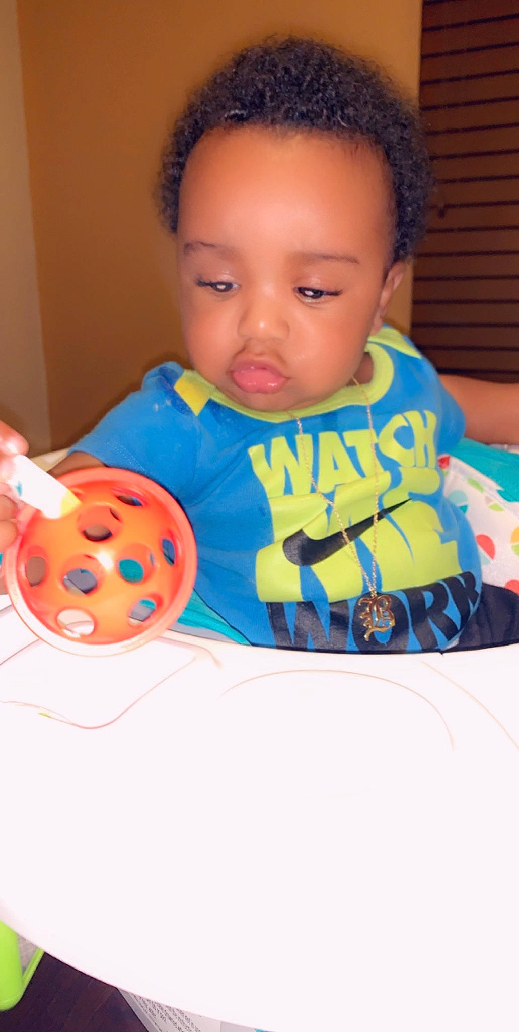 Kenlee is registered to the contest to win money with this photo: baby, baby_playing_with_toys, baby_products, baby_toddler_clothing, baby_toys, cheek, child, person, play, product, skin, toddler, tummy_time