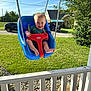 Holden joined the competition — help win amazing prizes! baby, child, swing, outdoor, smiling, grass, house, daylight, blue_sky, toy, playground, greenery, person, happy, summer, backyard, feet, face, ropes, sunlight
