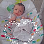Christopher joined the competition — help win amazing prizes! baby, infant, baby_rocker, blanket, sparkles, colorful, animal_print, seat, baby_clothing, indoor, child, cute, resting, comfort, small_hands, head, face, expression, soft, cozy