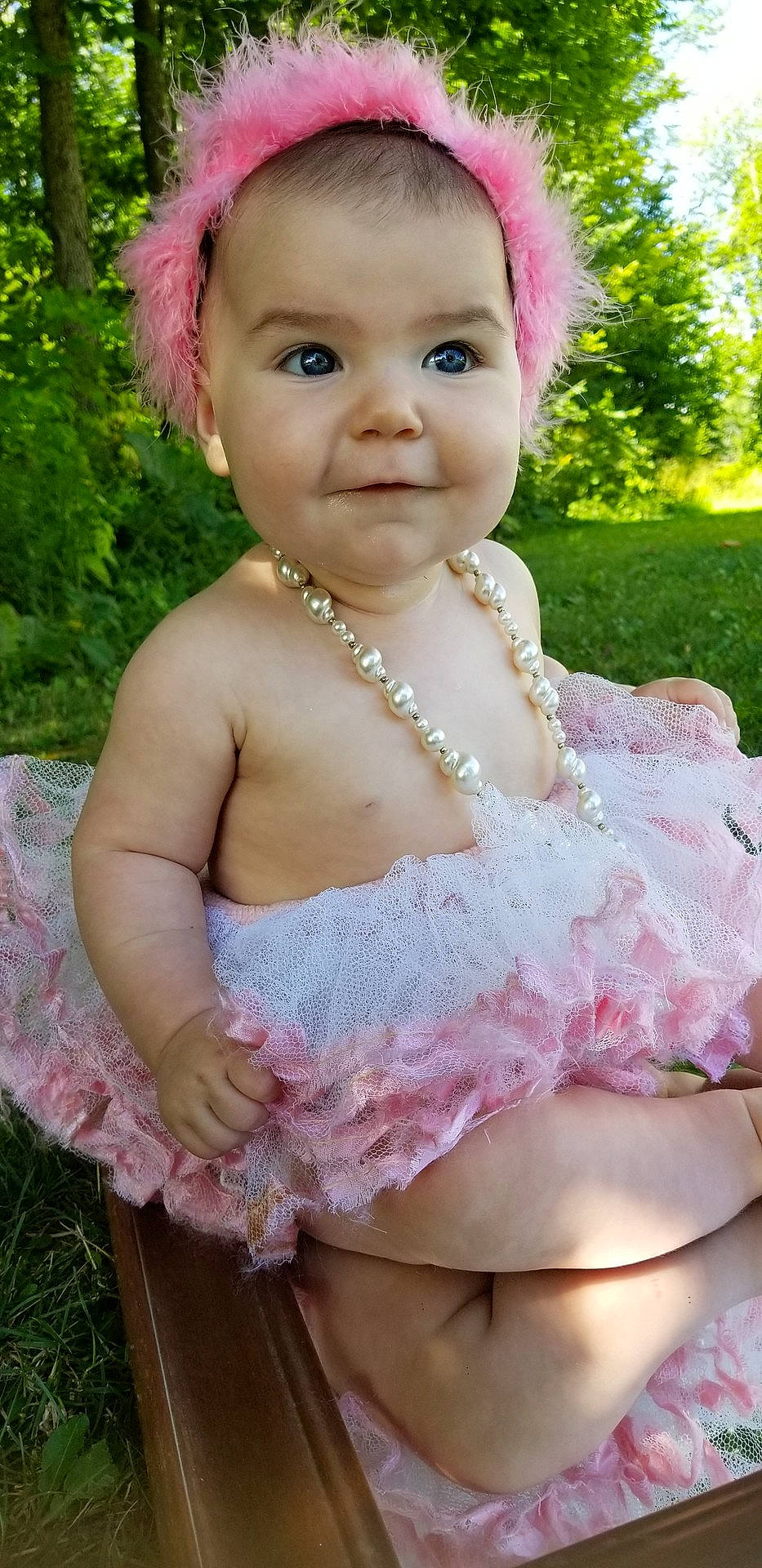 Josephine joined the competition — help win amazing prizes! abdomen, cheek, child, child_model, fun, girl, hair_accessory, happiness, head, human_hair_color, infant, iris, person, pink, skin, smile, toddler, trunk