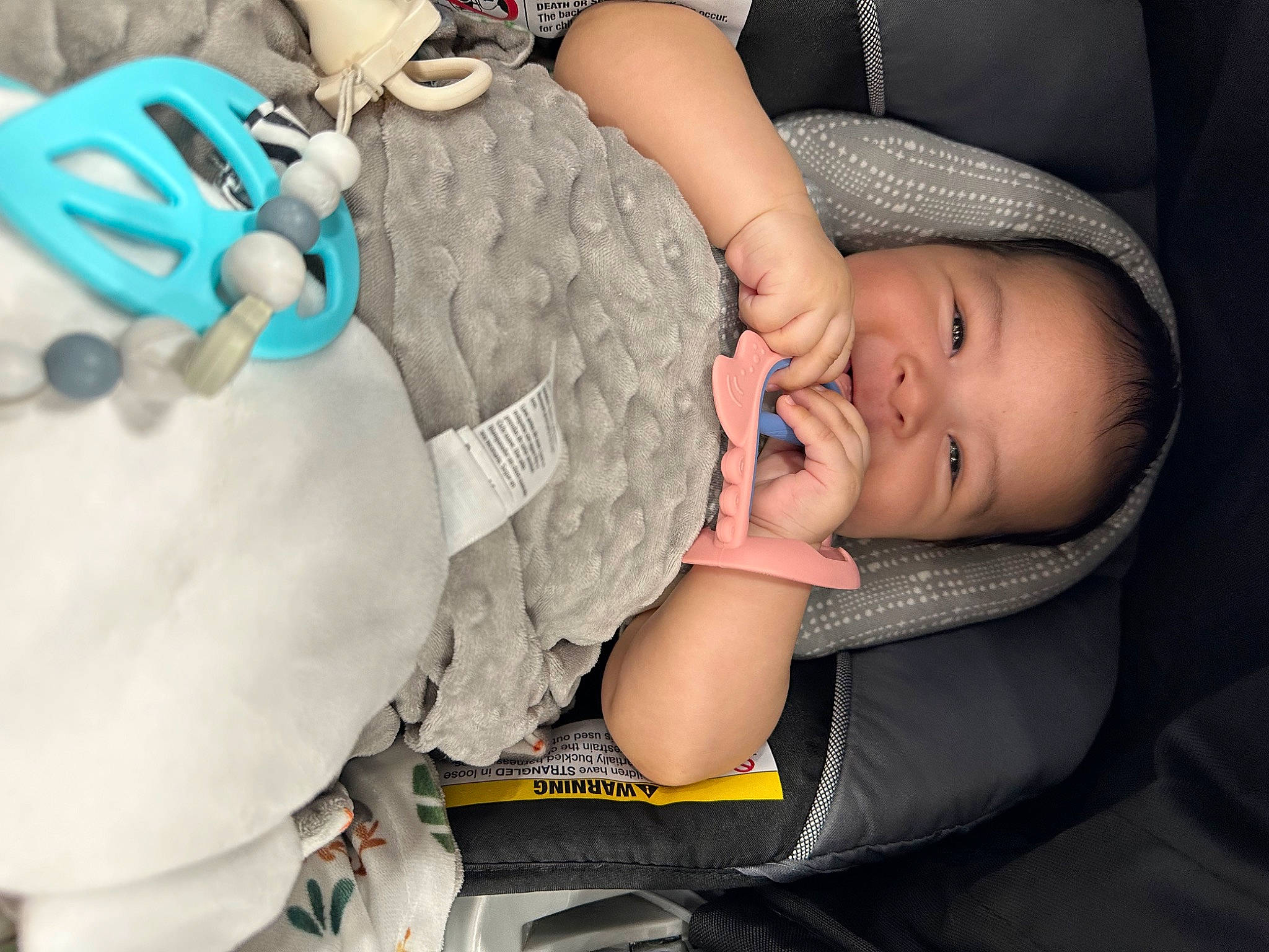 Nakoa joined the competition — help win amazing prizes! baby, baby_carriage, baby_products, baby_sleeping, baby_toddler_clothing, blue, cheek, child, comfort, electric_blue, fashion_accessory, finger, gesture, hand, mouth, nail, person, skin, thumb, toddler