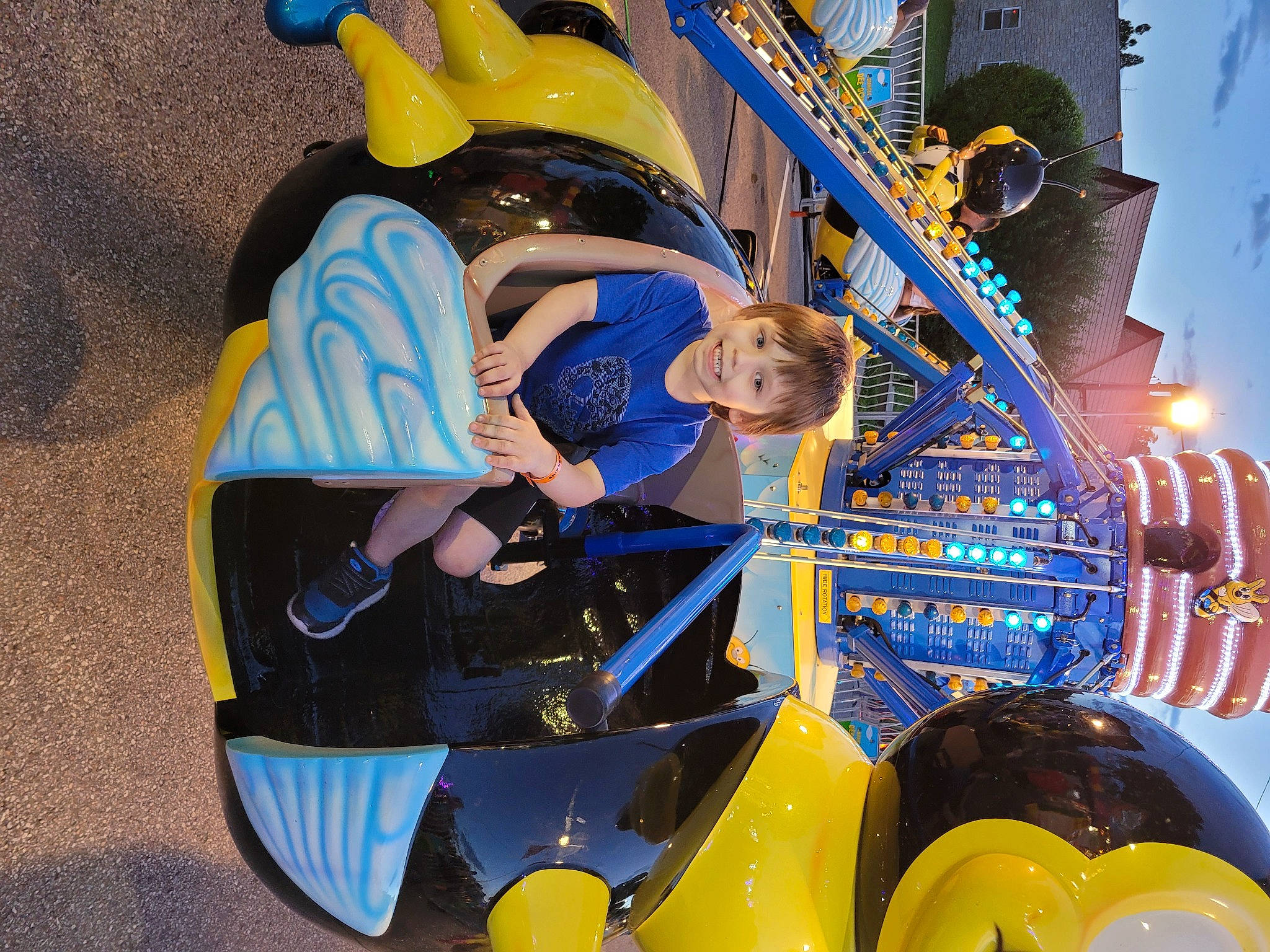 Hunter joined the competition — help win amazing prizes! amusement_ride, automotive_design, automotive_exterior, automotive_tire, automotive_wheel_system, bumper, chute, city, electric_blue, event, fun, joy, leisure, motor_vehicle, outdoor_play_equipment, outdoor_recreation, person, playground, recreation, toddler