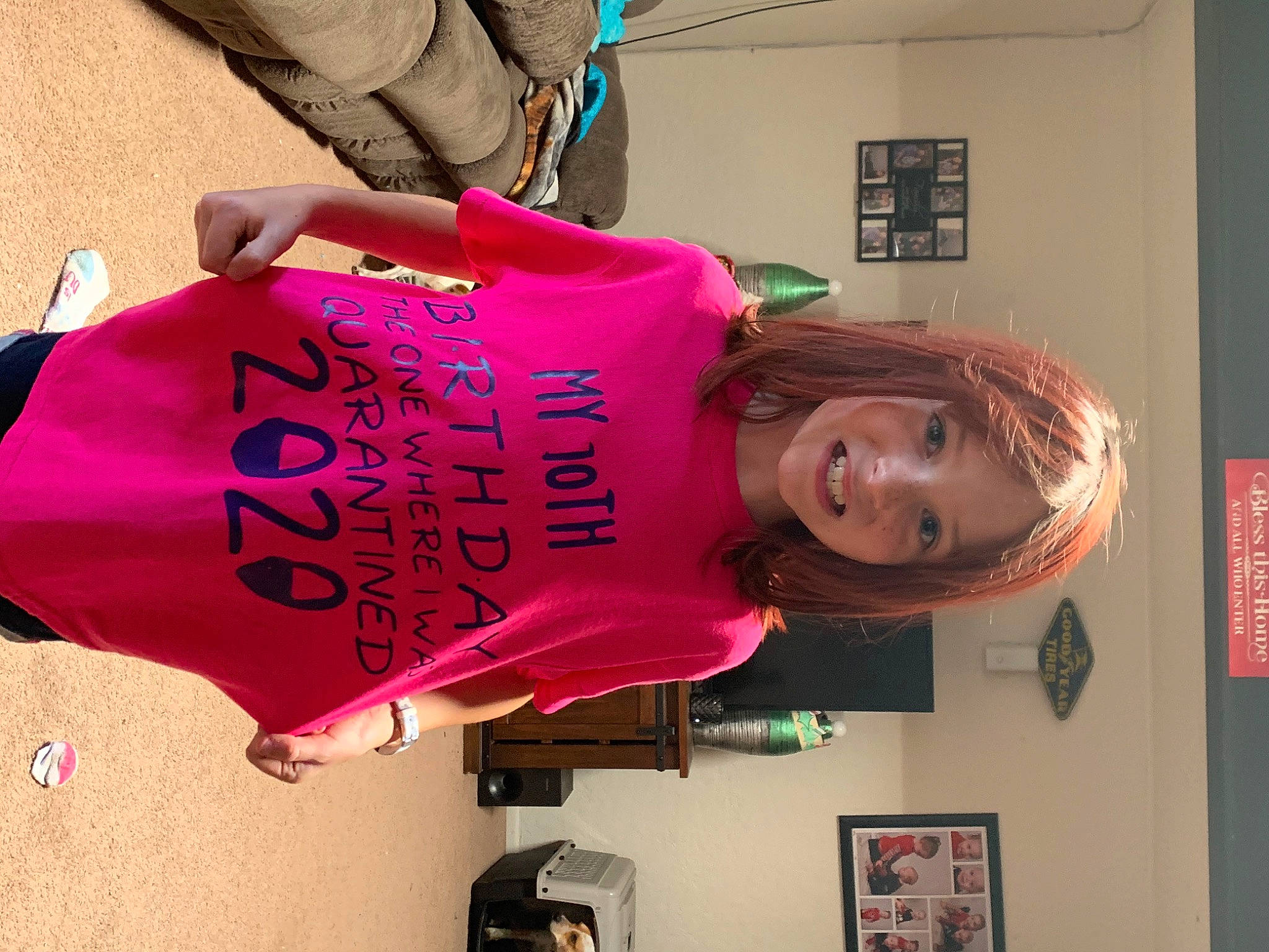 Kaeleigh joined the competition — help win amazing prizes! hair_coloring, illustration, joy, magenta, person, pink, t_shirt