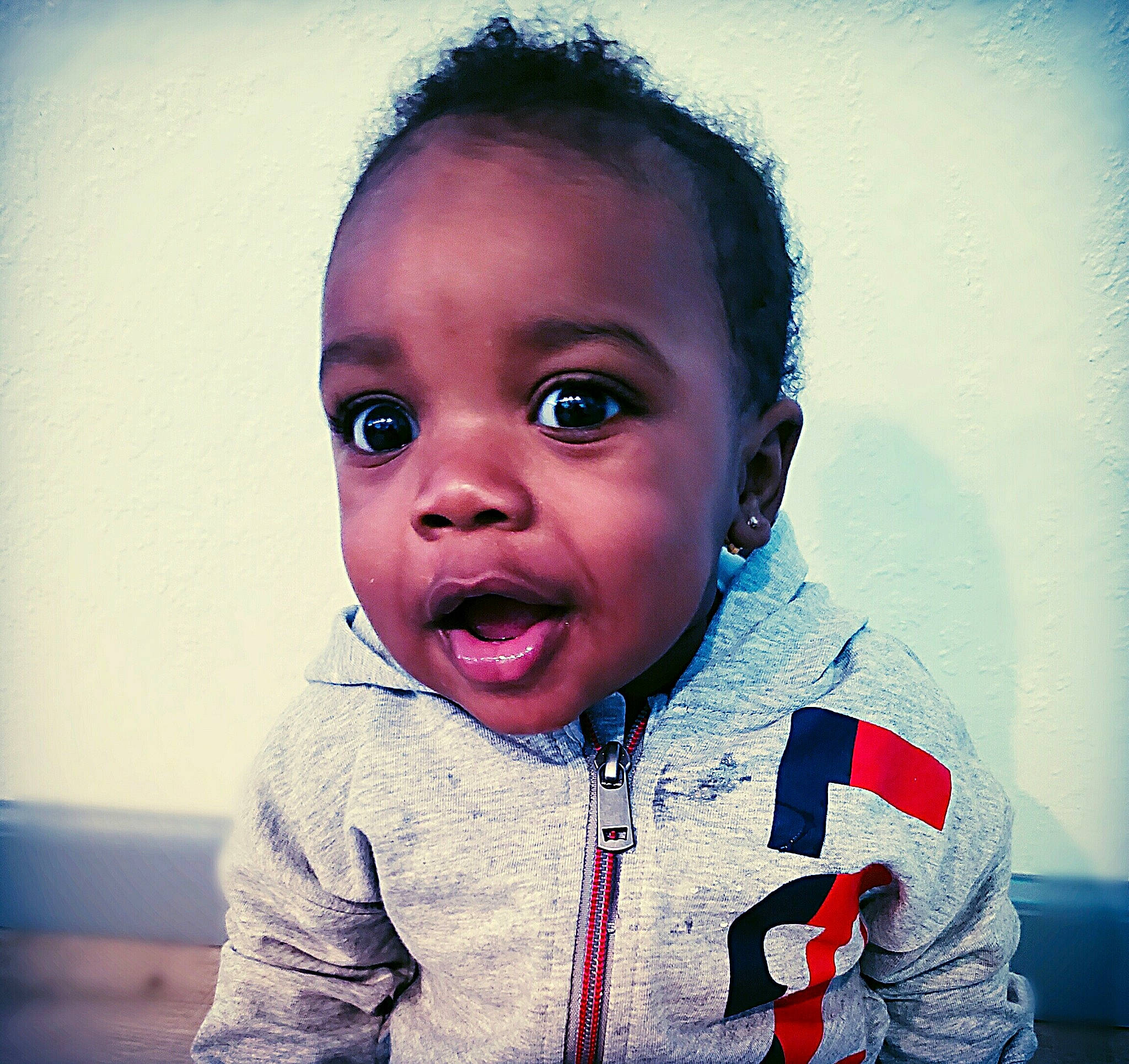 Shamari joined the competition — help win amazing prizes! baby_toddler_clothing, blue, cheek, chin, ear, eye, eyebrow, eyelash, flash_photography, gesture, hair, happy, head, human_body, jaw, lip, mouth, neck, nose, person