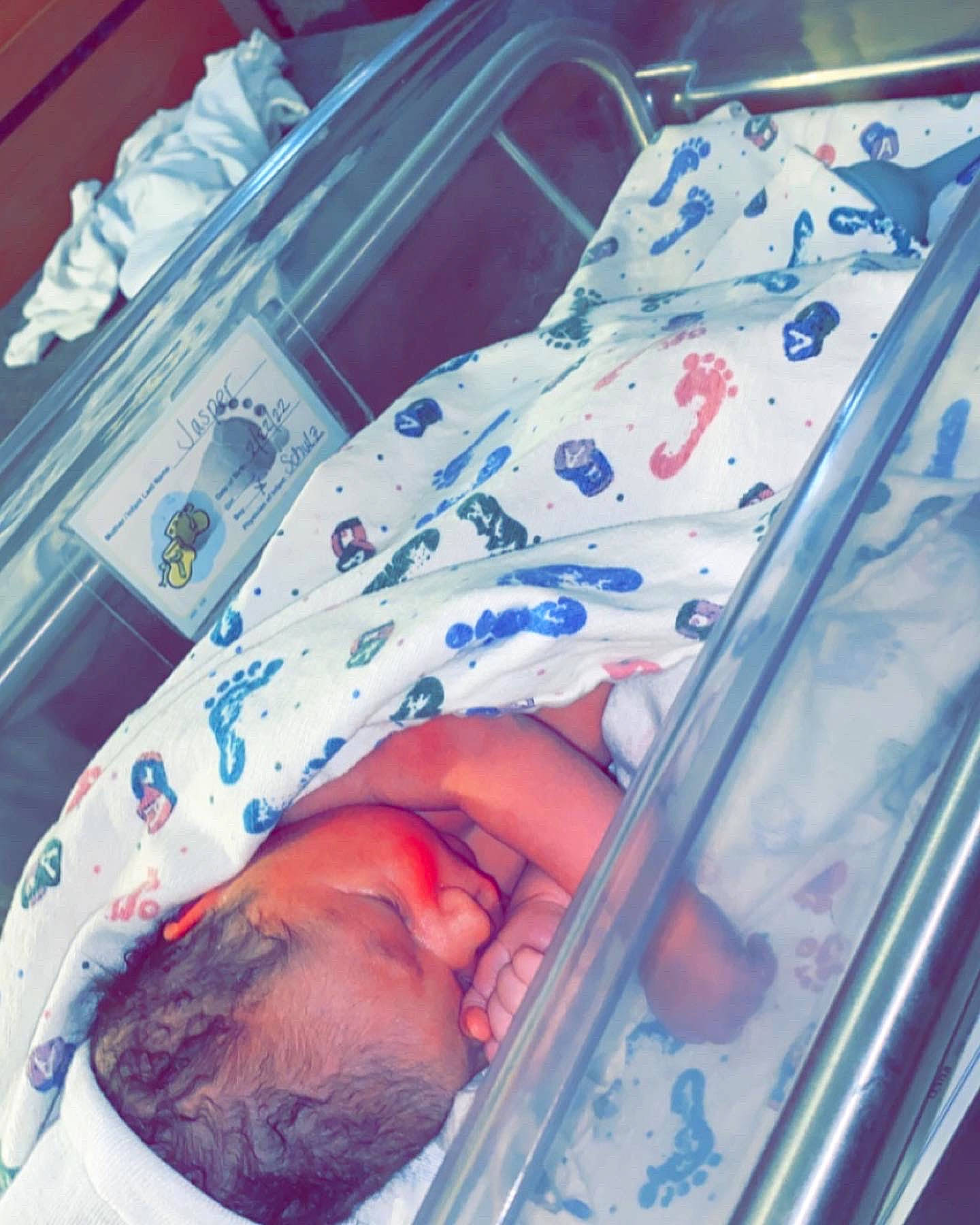 Wesley joined the competition — help win amazing prizes! baby, baby_products, baby_safety, baby_sleeping, baby_toddler_clothing, bedding, bedtime, child, comfort, electric_blue, hospital_bed, infant_bed, linens, nap, person, photograph, product, room, sleep, textile