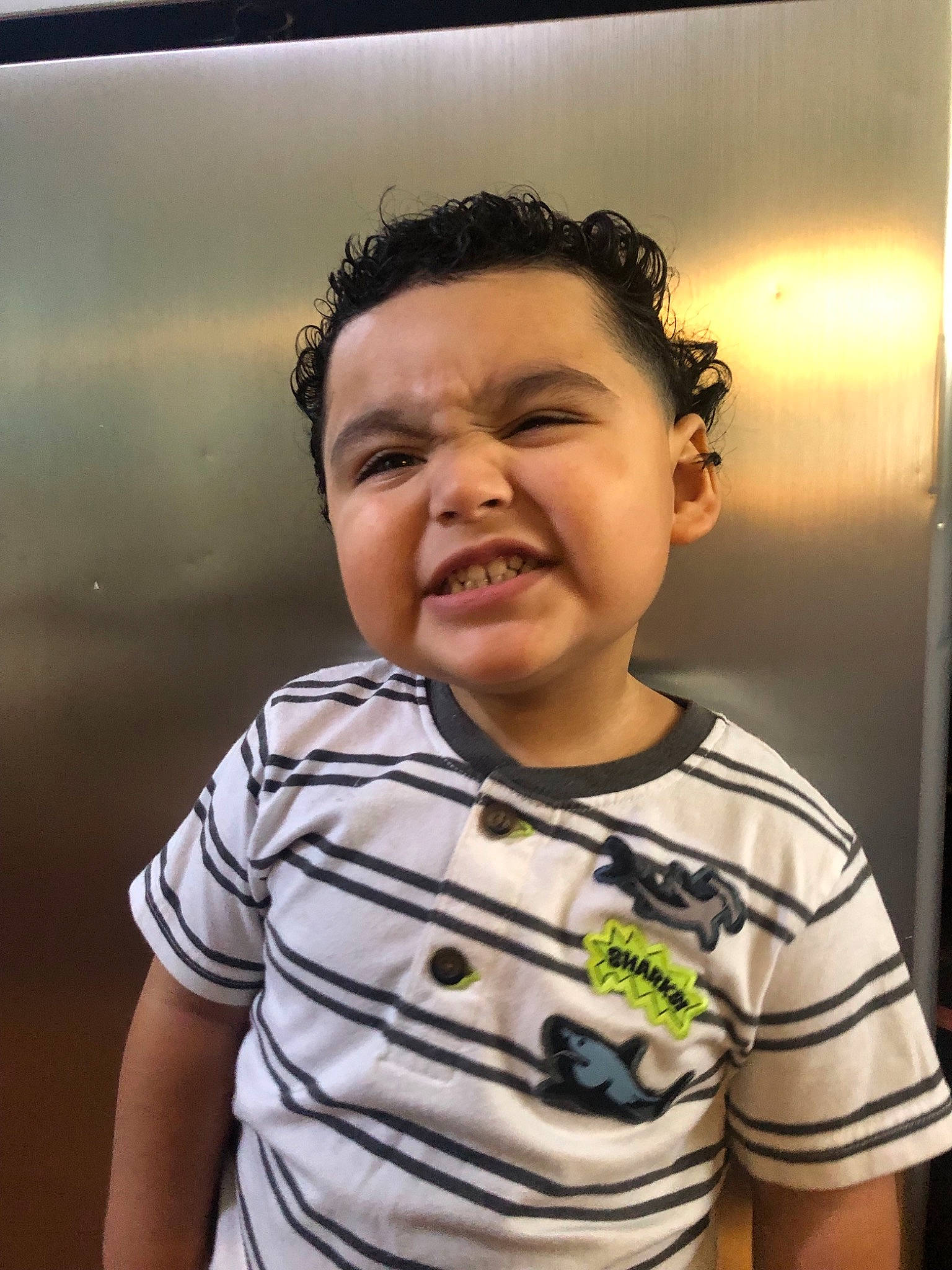 Lionel joined the competition — help win amazing prizes! cheek, child, chin, cool, face, facial_expression, forehead, fun, hair, hairstyle, happy, head, joy, laugh, mouth, nose, person, skin, smile, t_shirt