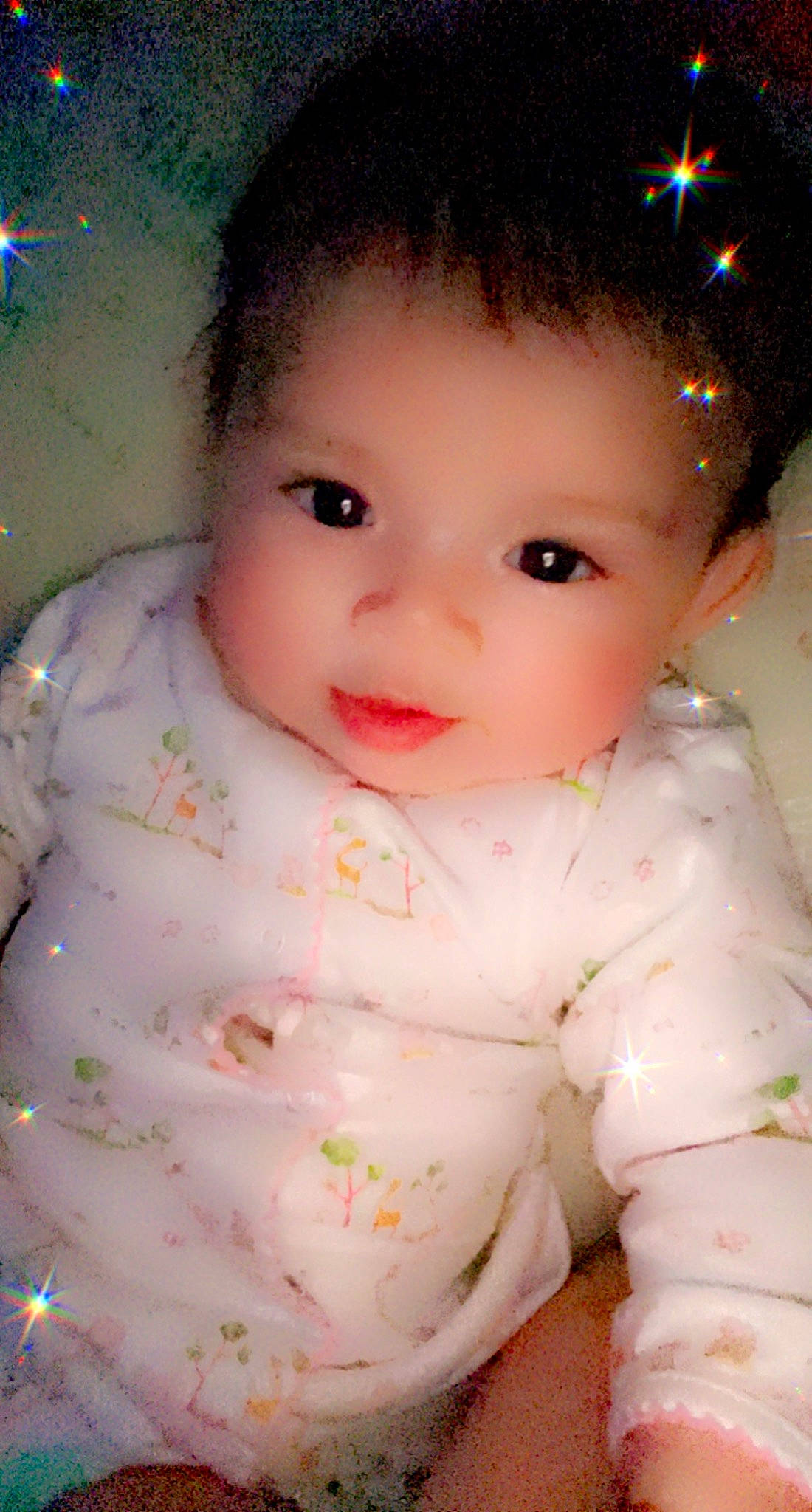 Alanah is registered to the contest to win money with this photo: baby, baby_toddler_clothing, cheek, child, eye, eyebrow, eyelash, fun, happy, iris, lip, nose, person, pink, portrait_photography, skin, sleeve, smile, toddler