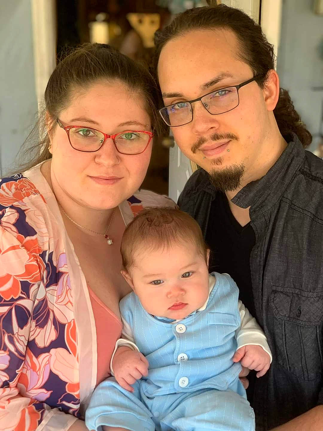 Archer joined the competition — help win amazing prizes! cheek, eye, eyewear, face, facial_expression, fun, glasses, hairstyle, happy, head, human_body, interaction, iris, lap, organ, people, person, skin, smile, toddler