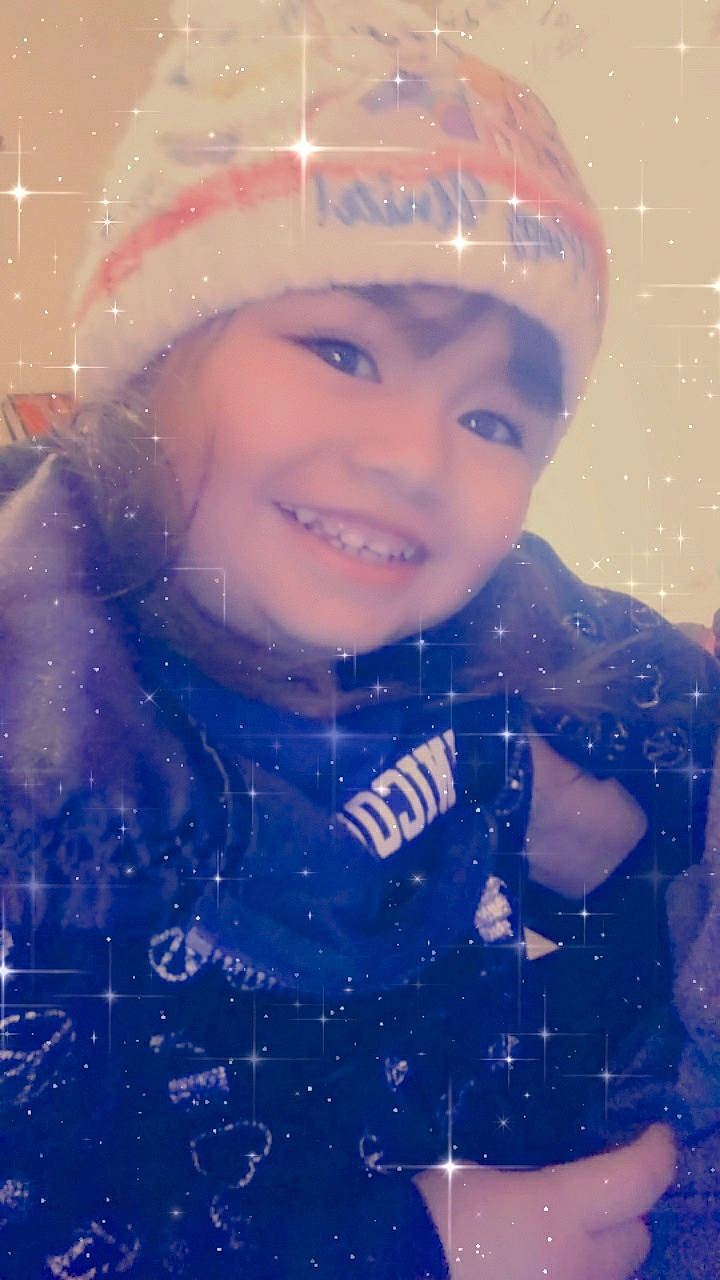 Rosaline joined the competition — help win amazing prizes! blue, cheek, child, cool, face, facial_expression, fun, happy, head, headwear, joy, person, photography, selfie, sky, smile, toddler, water, winter