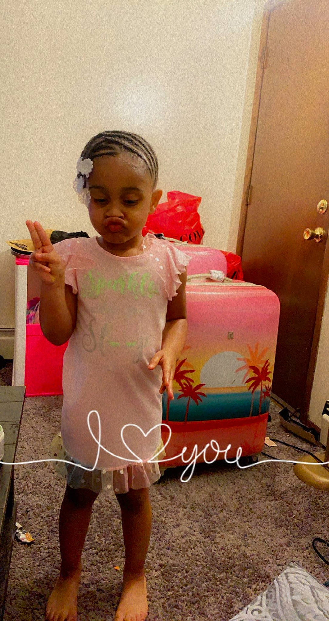 Kamaree is registered to the contest to win money with this photo: birthday, cake_decorating, chair, child, dress, event, fashion_accessory, fun, happy, magenta, party, pattern, peach, person, pink, shoulder, sitting, skin, sleeve, sweetness