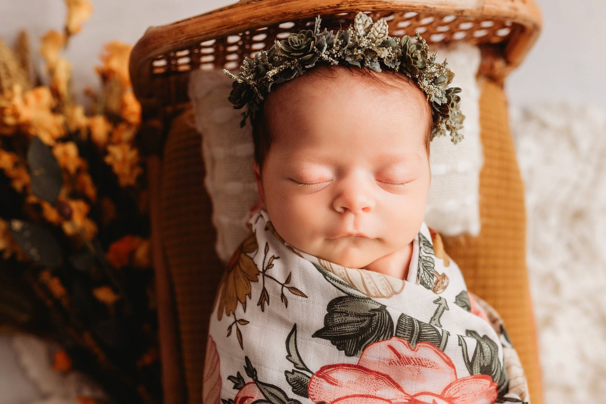 Ellie is registered to the contest to win money with this photo: baby, baby_toddler_clothing, basket, cap, child, costume_hat, dress, facial_expression, grass, happy, hat, headgear, headpiece, lip, outerwear, person, plant, skin, sun_hat, toddler