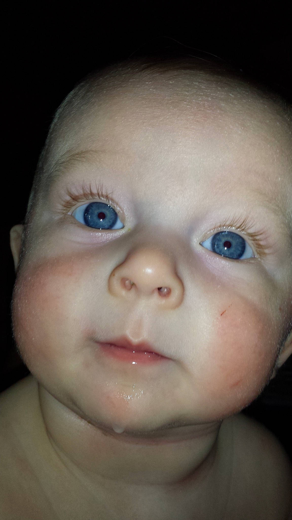 Leeland joined the competition — help win amazing prizes! baby, cheek, child, chin, close_up, ear, eye, eyebrow, eyelash, face, facial_expression, forehead, head, iris, lip, mouth, nose, organ, person, skin
