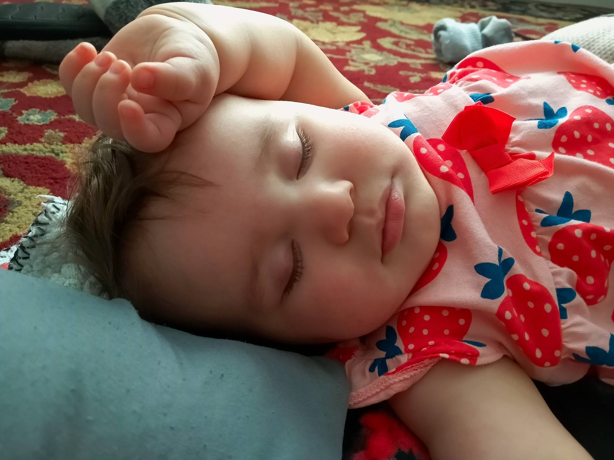 Evangeleen is registered to the contest to win money with this photo: baby, baby_products, baby_toddler_clothing, cheek, child, close_up, comfort, eye, eyelash, face, finger, happy, head, lip, mouth, nose, person, skin, textile, toddler