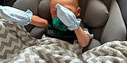 Theo is registered to the contest to win money with this photo: baby, newborn, car_seat, blanket, pacifier, mittens, sleeping, infant, child, seatbelt, fabric, pattern, comfort, indoor, rest, cute, soft, head, person, nap