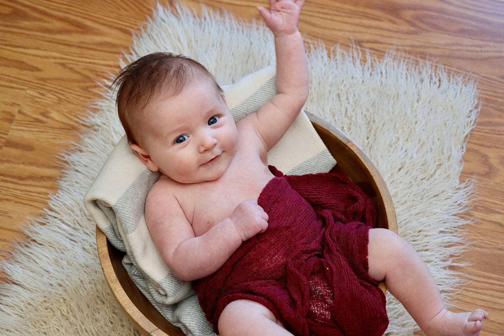 Jamie joined the competition — help win amazing prizes! baby, baby_toddler_clothing, cheek, comfort, eye, finger, flash_photography, flooring, foot, grass, happy, hardwood, head, iris, leg, person, skin, smile, textile, toddler