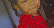 Jayceon is registered to the contest to win money with this photo: black_hair, cheek, child, chin, eye, face, forehead, fun, head, lip, neck, nose, skin, smile, toddler