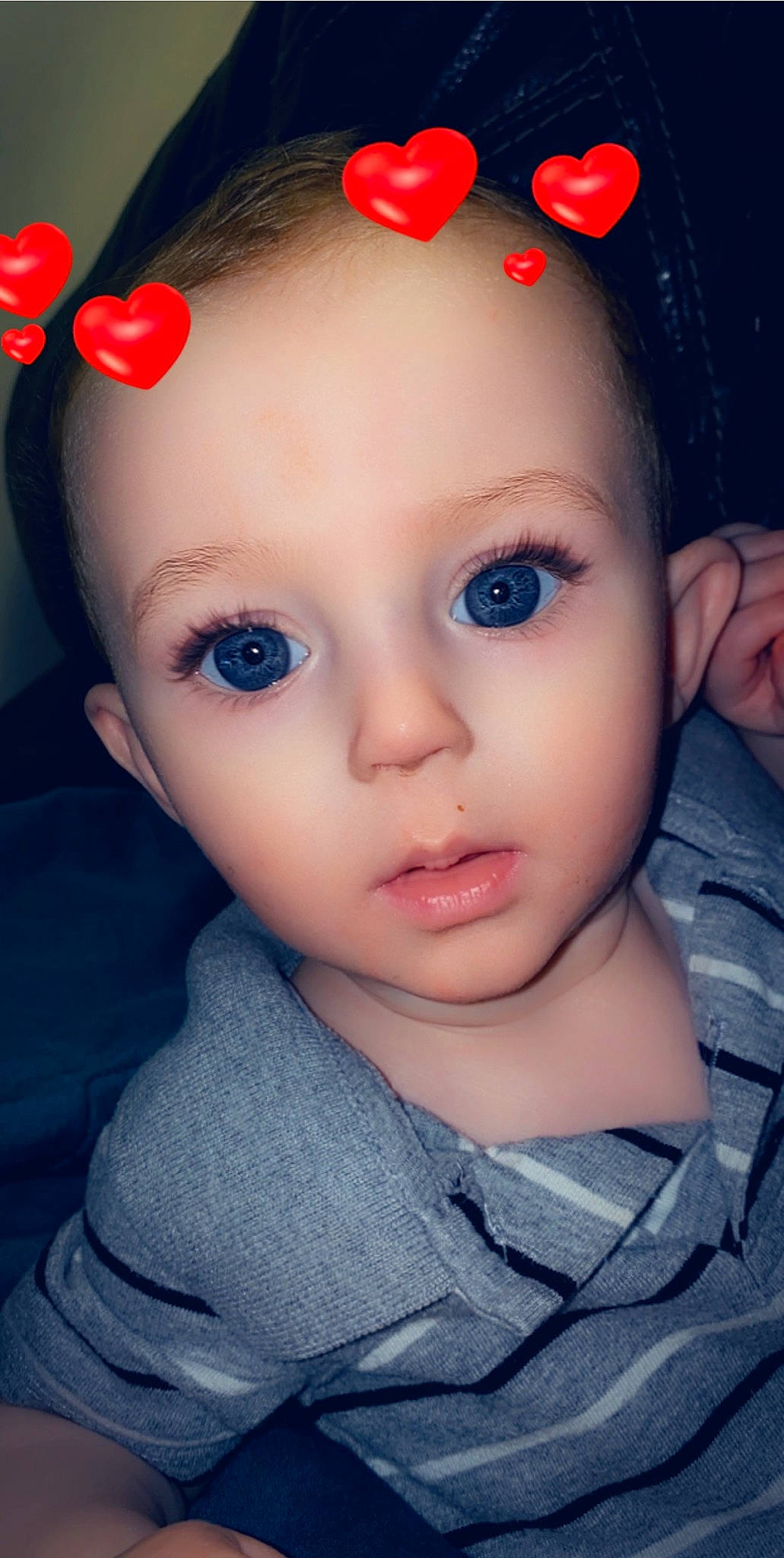 Caidence joined the competition — help win amazing prizes! cheek, child, chin, close_up, ear, eye, eyebrow, eyelash, face, forehead, head, iris, lip, mouth, nose, organ, person, pink, red, skin