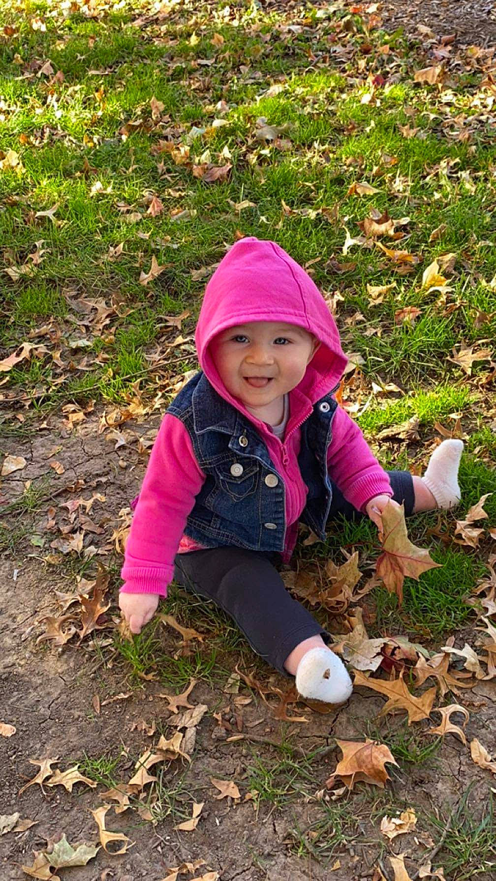 Juniper joined the competition — help win amazing prizes! baby, baby_toddler_clothing, cap, child, eye, face, grass, happy, head, headwear, jacket, joy, landscape, leaf, people_in_nature, person, plant, smile, soil, toddler
