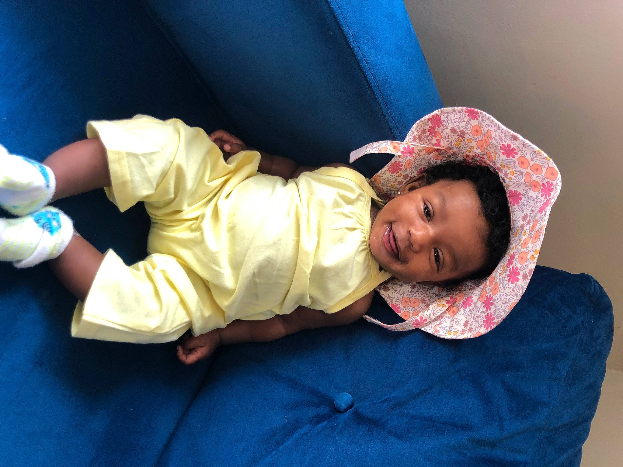 Xylo is registered to the contest to win money with this photo: baby, baby_products, baby_safety, baby_toddler_clothing, cheek, child, comfort, finger, foot, fun, happy, hat, joy, linens, nap, person, room, sitting, skin, sleep