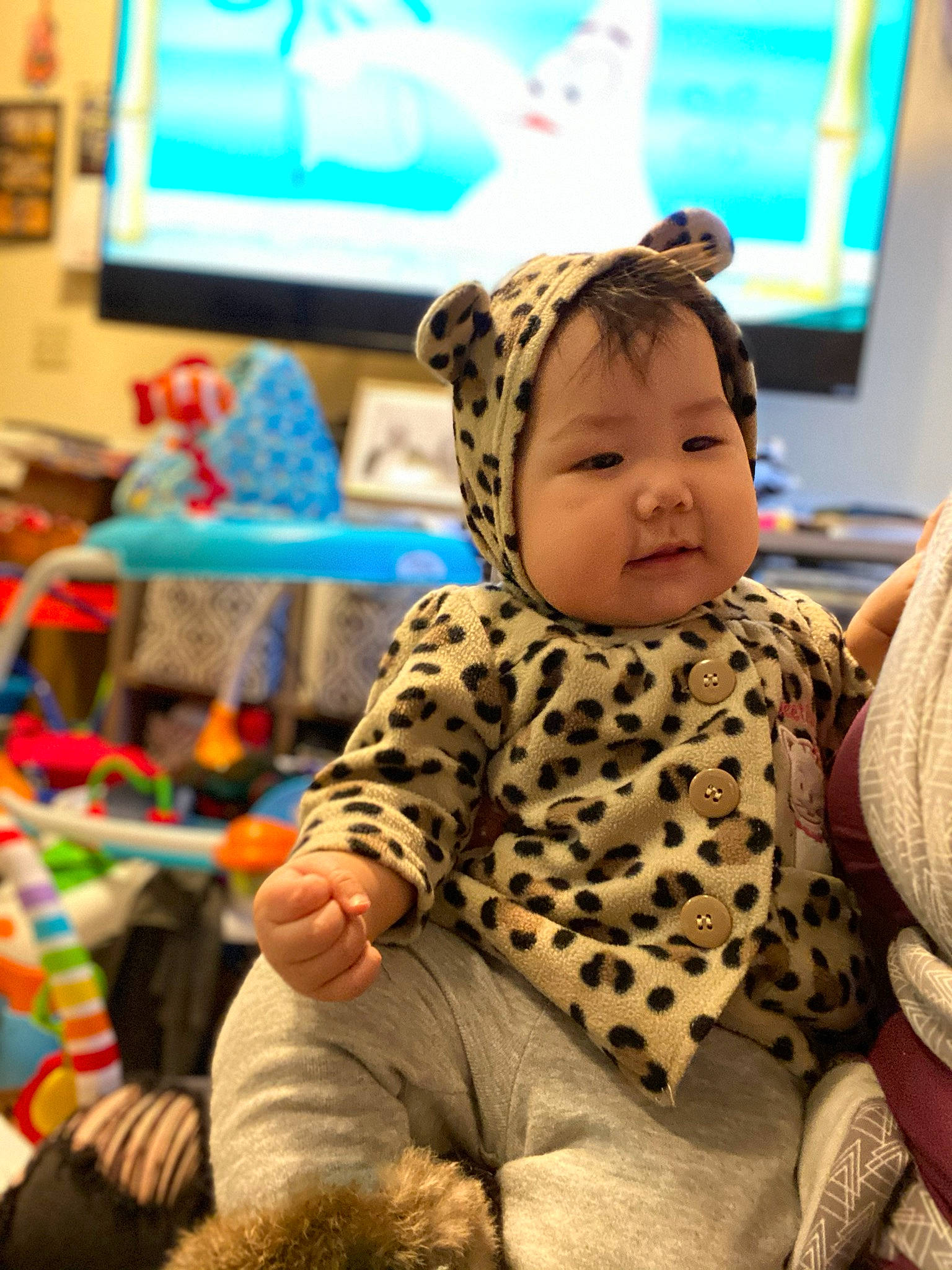 Susan joined the competition — help win amazing prizes! baby, beauty, cheek, child, ear, fawn, fun, fur, outerwear, person, play, skin, smile, snapshot, toddler