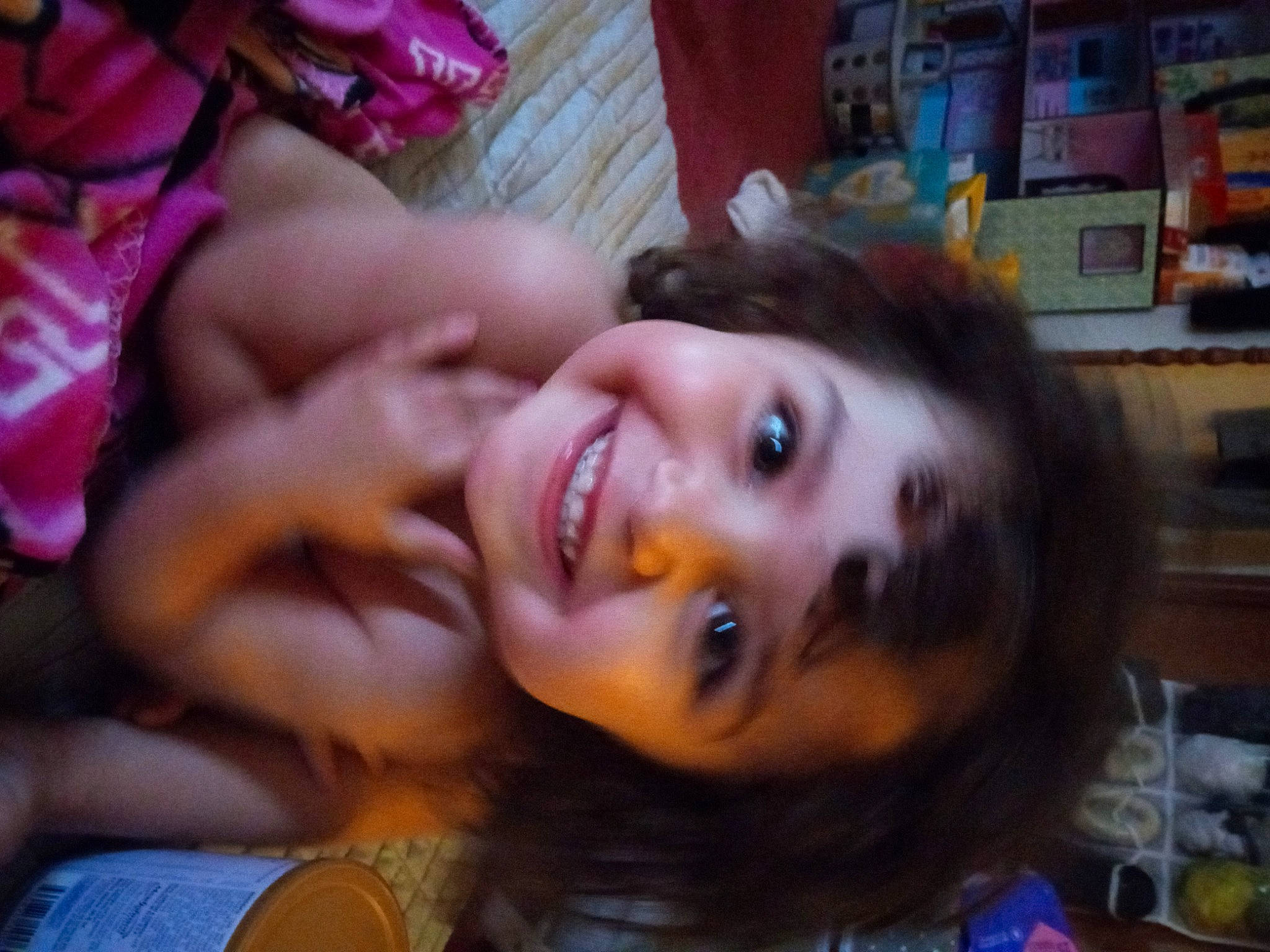 Addison is registered to the contest to win money with this photo: cheek, chest, child, ear, eyebrow, eyelash, fun, hair_coloring, happy, iris, jaw, joy, laugh, leisure, lip, long_hair, magenta, mouth, nose, person