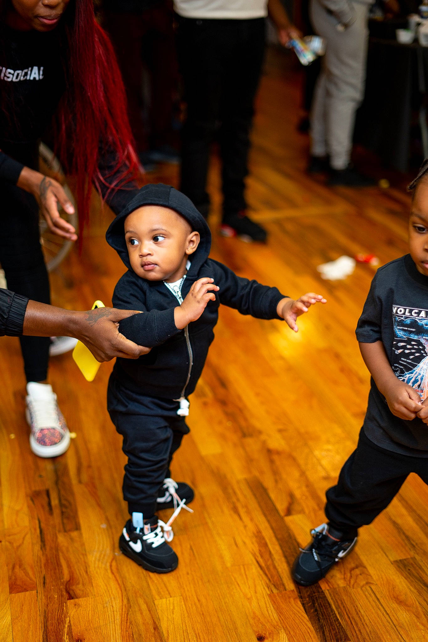 Aston joined the competition — help win amazing prizes! child, dance, event, footwear, fun, performance, performing_arts, person