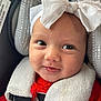 Allyannah joined the competition — help win amazing prizes! accessories, baby, bodypart, bonnet, clothing, coat, costume, cushion, face, happy, hat, head, homedecor, hood, jacket, newborn, person, photography, portrait, smile