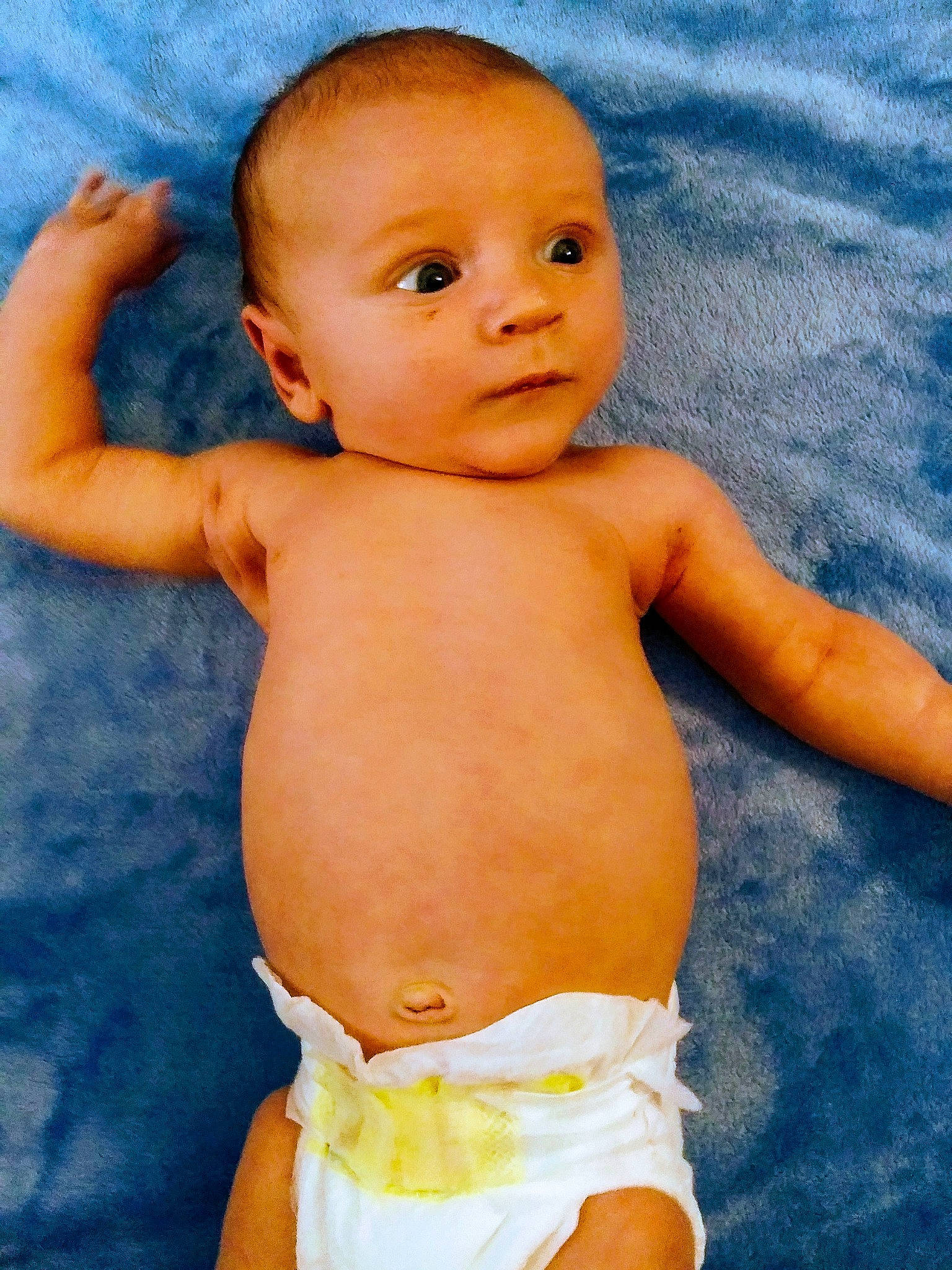 Karson joined the competition — help win amazing prizes! abdomen, baby, child, diaper, muscle, person, skin, stomach, toddler, trunk