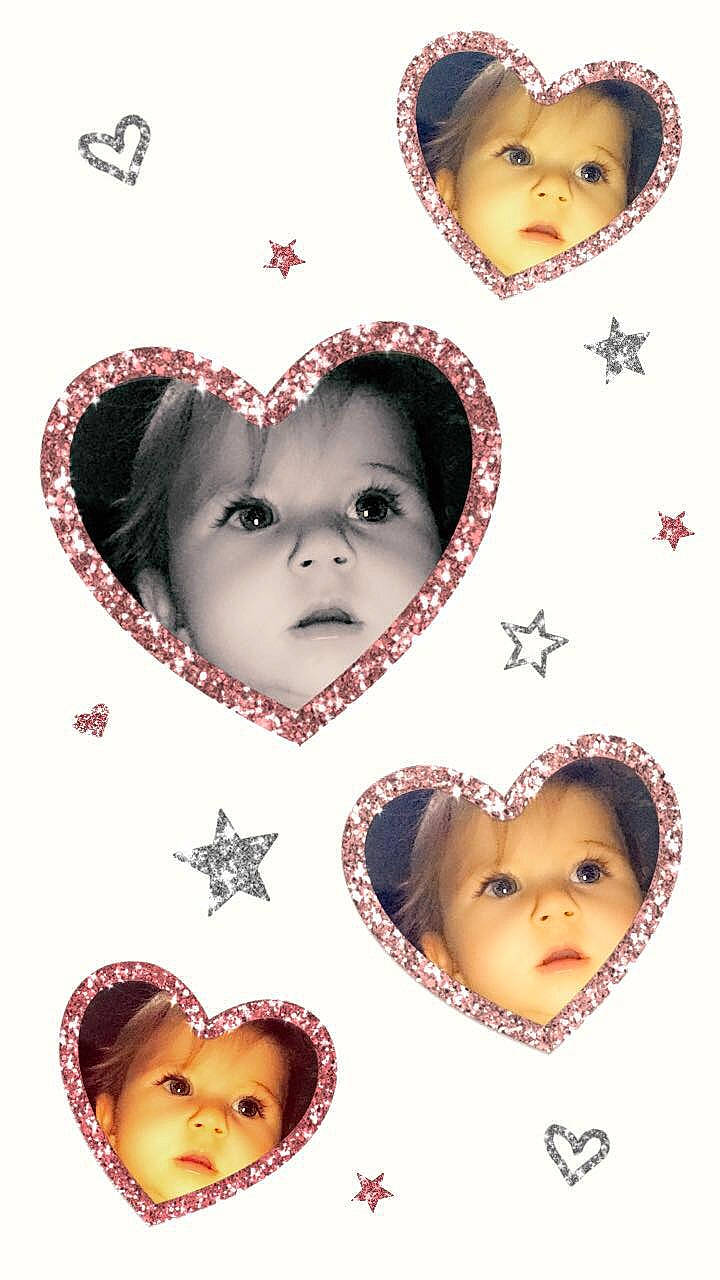 Léna participe au concours pour gagner de l'argent avec cette photo : art, cheek, child, head, heart, person, photomontage