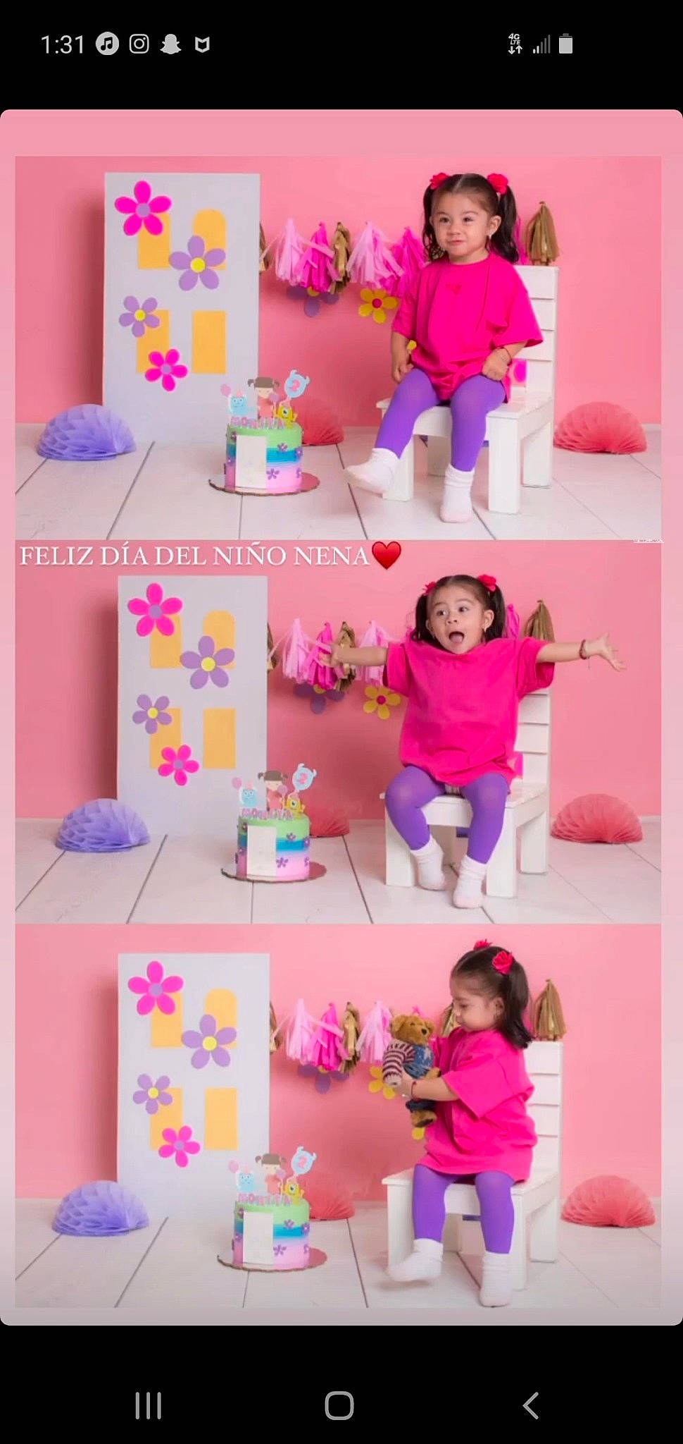 Lizzelly is registered to the contest to win money with this photo: baby_toddler_clothing, child, creative_arts, design, font, happy, magenta, paper_product, pattern, peach, person, pink, play, product, purple, room, sleeve, surprise, t_shirt, textile