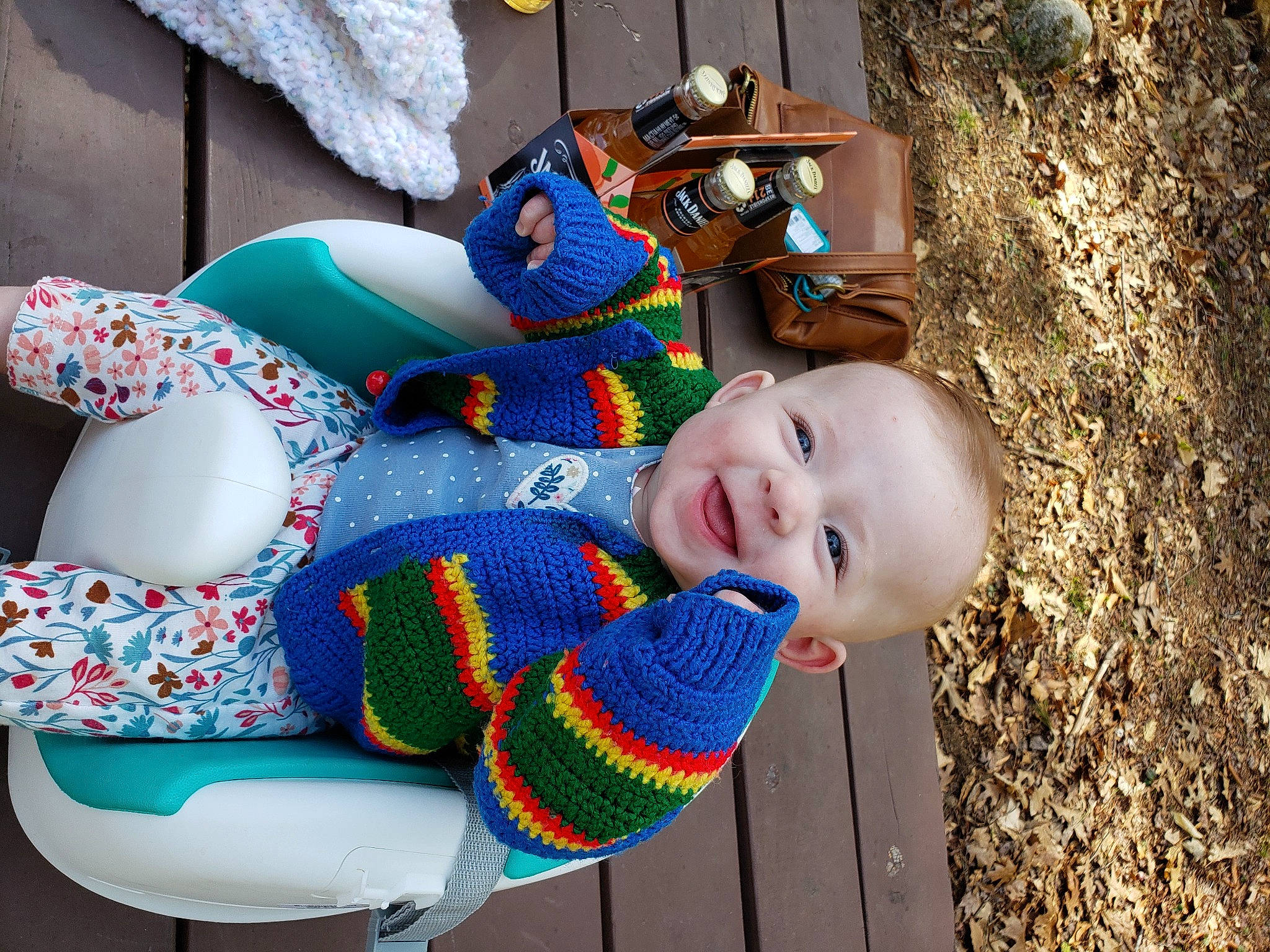 Saoirse joined the competition — help win amazing prizes! baby, baby_products, baby_toddler_clothing, baby_toys, blue, carmine, child, comfort, electric_blue, fun, happy, leisure, pattern, person, play, sitting, smile, textile, toddler, toy