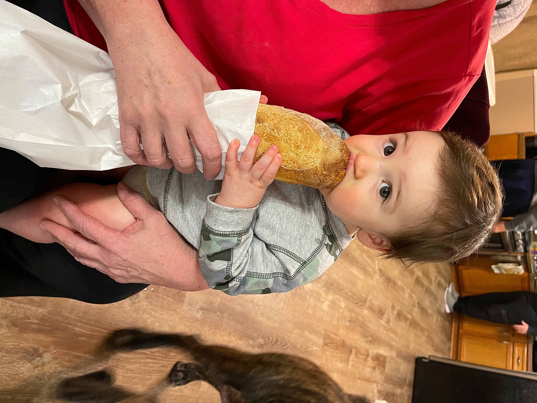 Kage is registered to the contest to win money with this photo: baby, child, comfort_food, cuisine, dessert, eating, fast_food, finger, finger_food, food, fun, gesture, hand, happy, ingredient, junk_food, nail, person, thumb, toddler