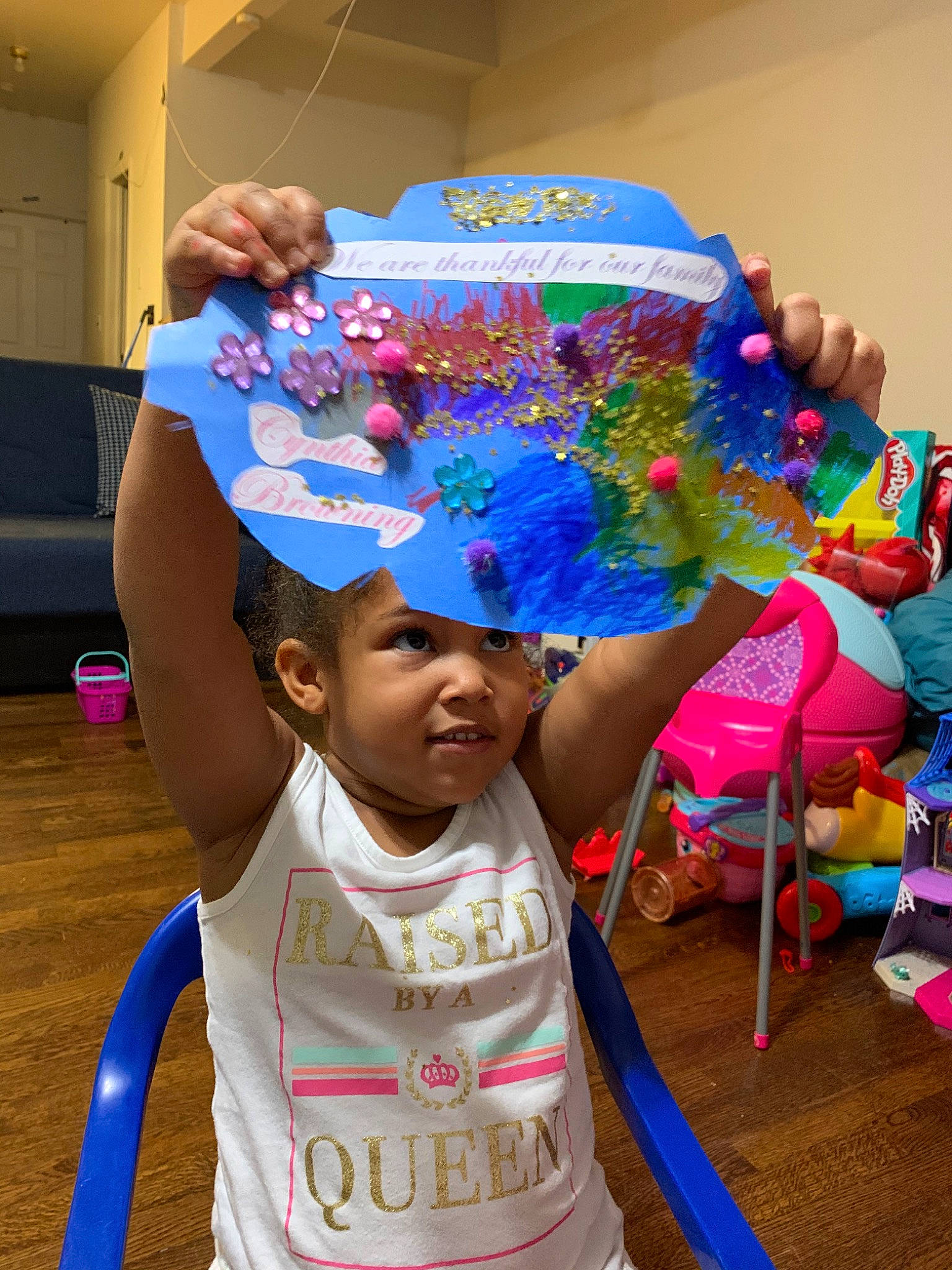 Cynthia joined the competition — help win amazing prizes! balloon, birthday, child, fashion_accessory, fun, happy, hat, headgear, party, party_hat, party_supply, person, play, smile, toddler, vacation, world