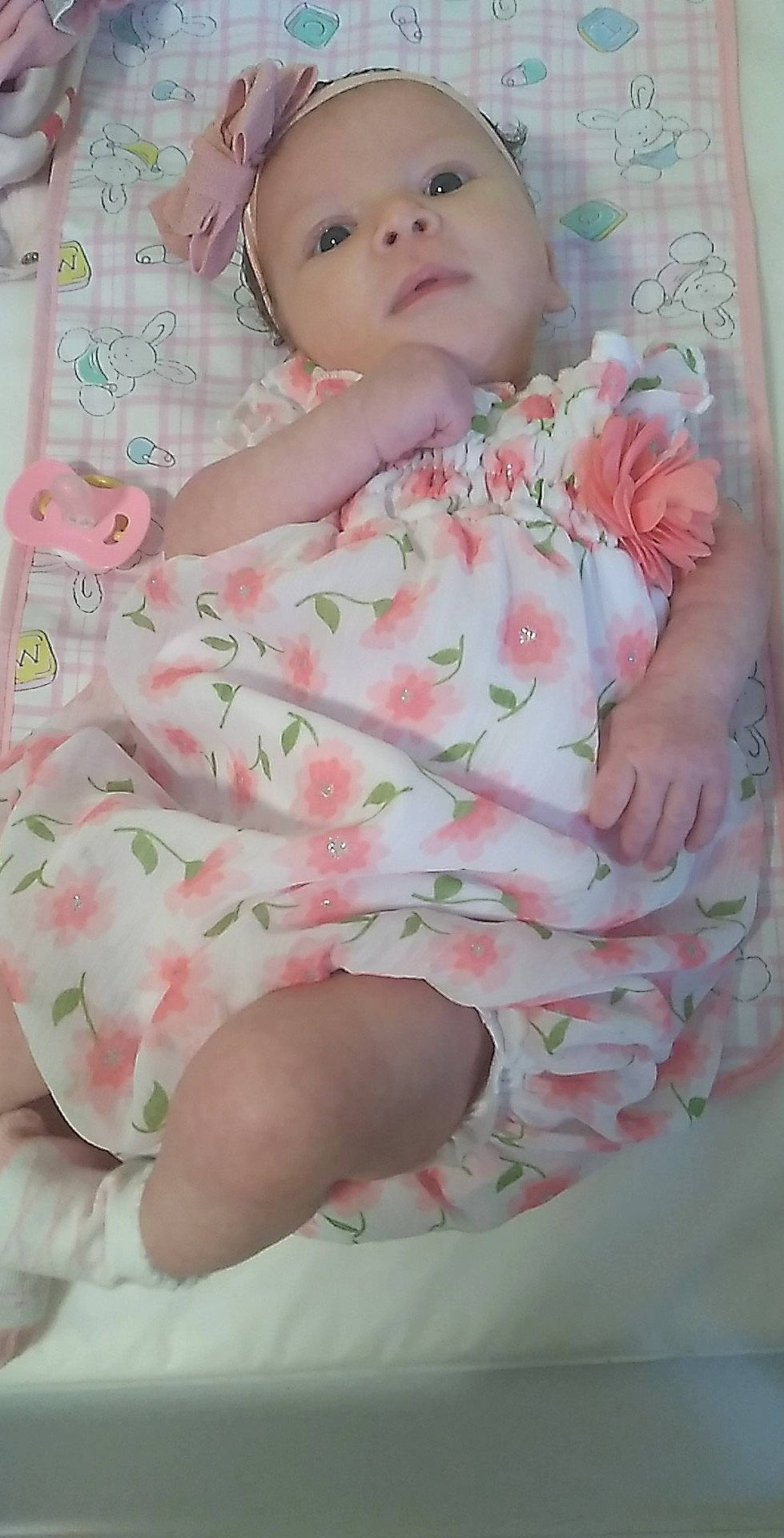 Jamila joined the competition — help win amazing prizes! baby, bed, blanket, clothing, crib, cushion, diaper, dress, face, furniture, hat, head, homedecor, infantbed, newborn, person, photography, portrait, quilt, sleeping