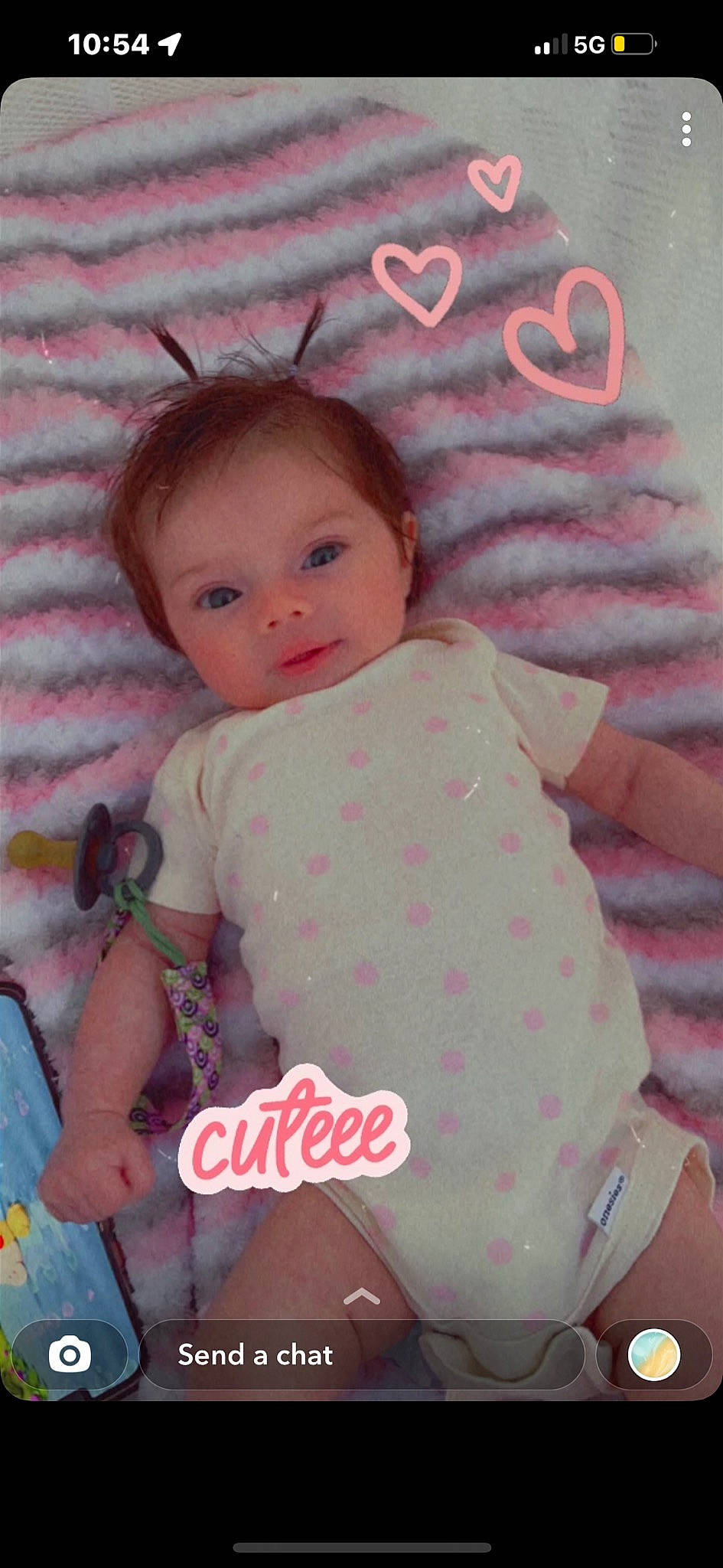 Rachel joined the competition — help win amazing prizes! baby, baby_products, baby_toddler_clothing, carmine, cheek, child, doll, facial_expression, head, linens, lip, magenta, pattern, peach, person, pink, product, skin, sleeve, textile