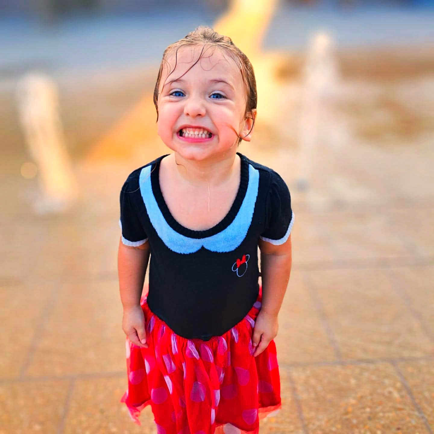 Makenzie joined the competition — help win amazing prizes! bodypart, child, city, clothing, dress, face, female, girl, happy, head, laughing, mouth, person, photography, portrait, skirt, sleeve, smile, t_shirt, teeth