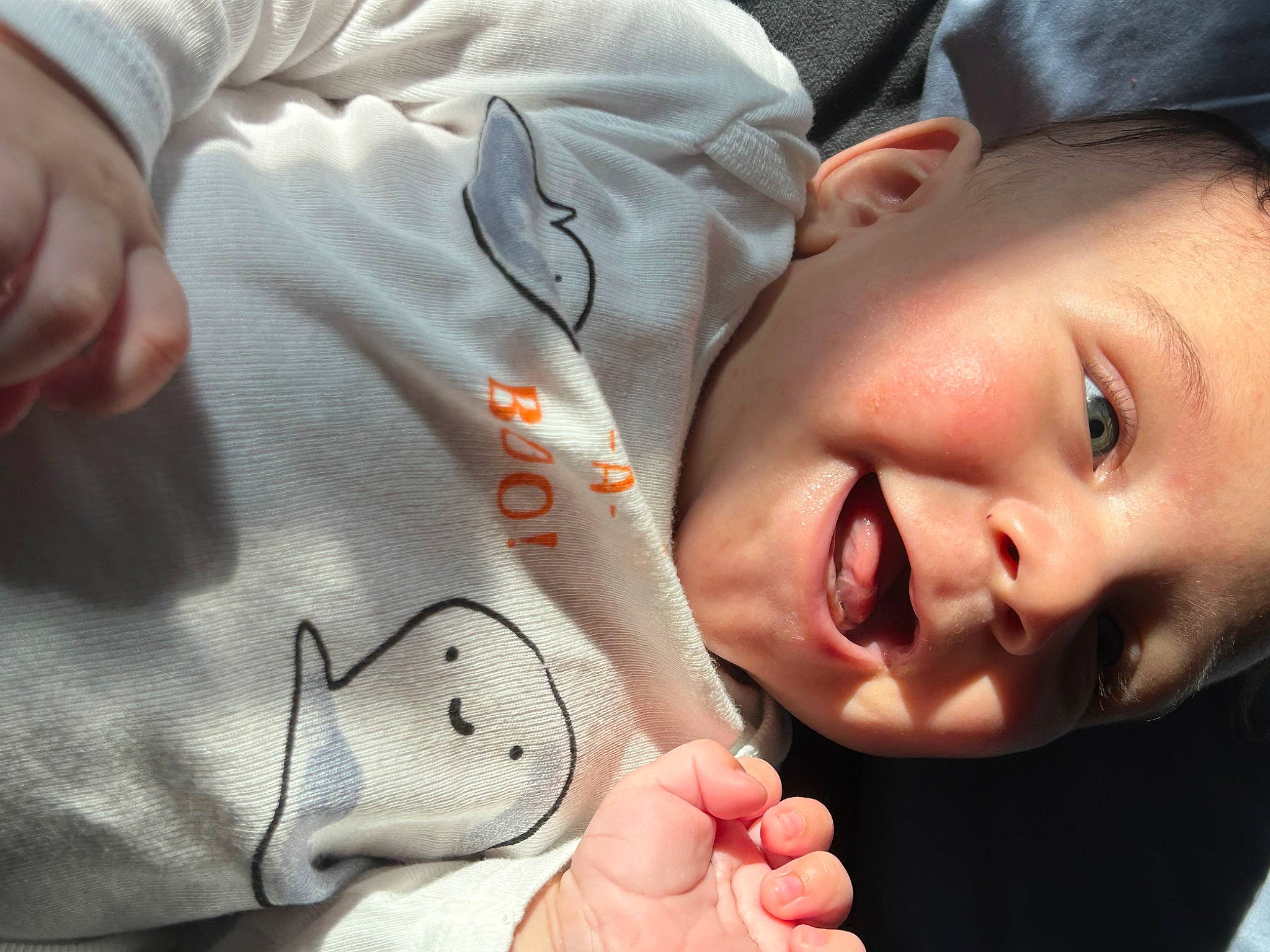 Karter is registered to the contest to win money with this photo: baby, cheek, child, eyebrow, eyelash, facial_expression, finger, gesture, hand, happy, human, lip, mouth, nose, people, person, skin, smile, thumb, toddler