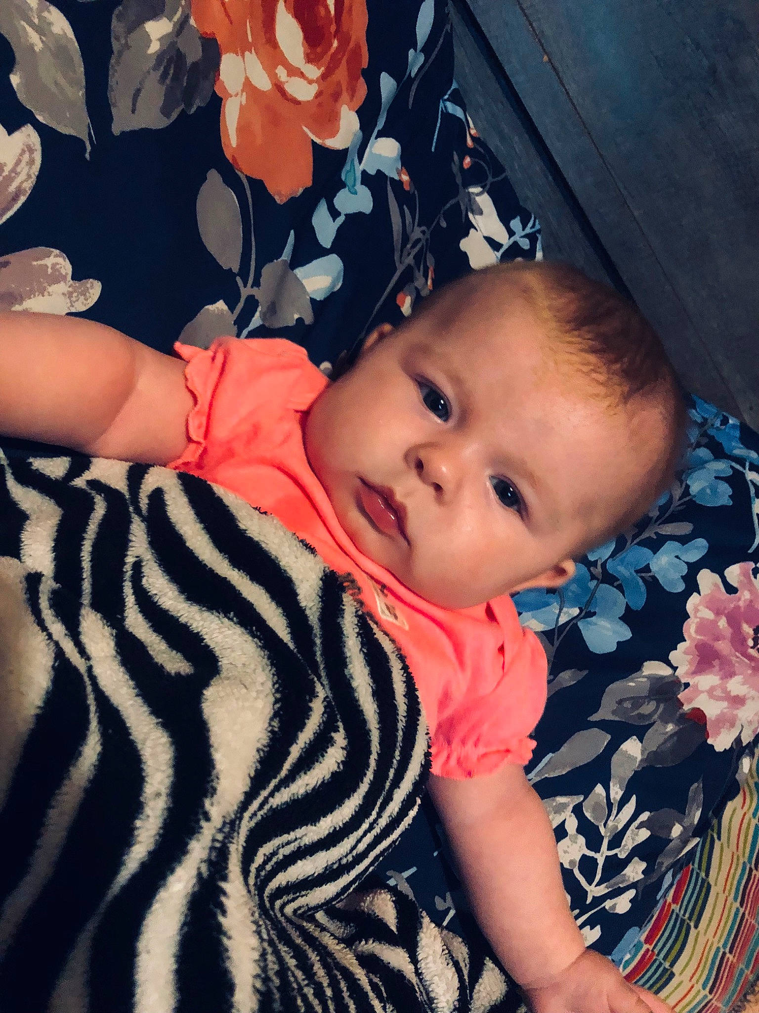 Alexandria joined the competition — help win amazing prizes! arm, baby, baby_toddler_clothing, beauty, black, black_hair, child, cool, eye, happy, head, iris, lip, organ, pattern, person, pink, skin, sleeve, textile