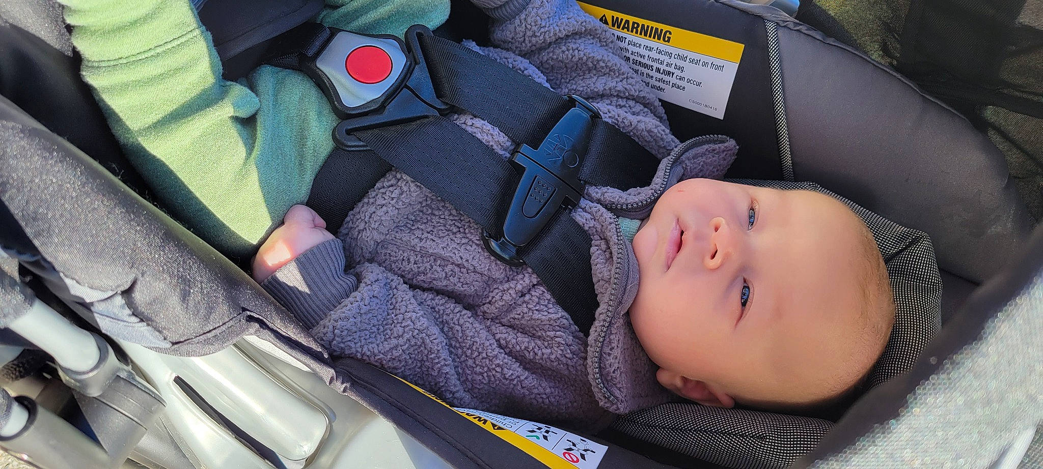 Owen joined the competition — help win amazing prizes! auto_part, automotive_design, baby, baby_carriage, baby_products, baby_toddler_clothing, car_seat, car_seat_cover, carmine, child, comfort, electric_blue, head_restraint, motor_vehicle, pattern, person, personal_luxury_car, toddler, vehicle_door