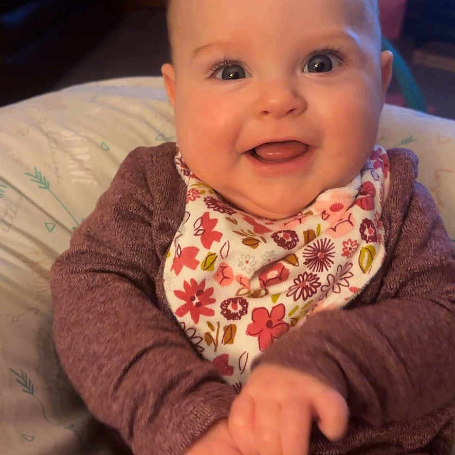 Josephine is registered to the contest to win money with this photo: baby, babylaughing, bodypart, cushion, electronics, face, finger, hand, happy, head, homedecor, laughing, mouth, newborn, person, photography, portrait, sitting, smile, teeth
