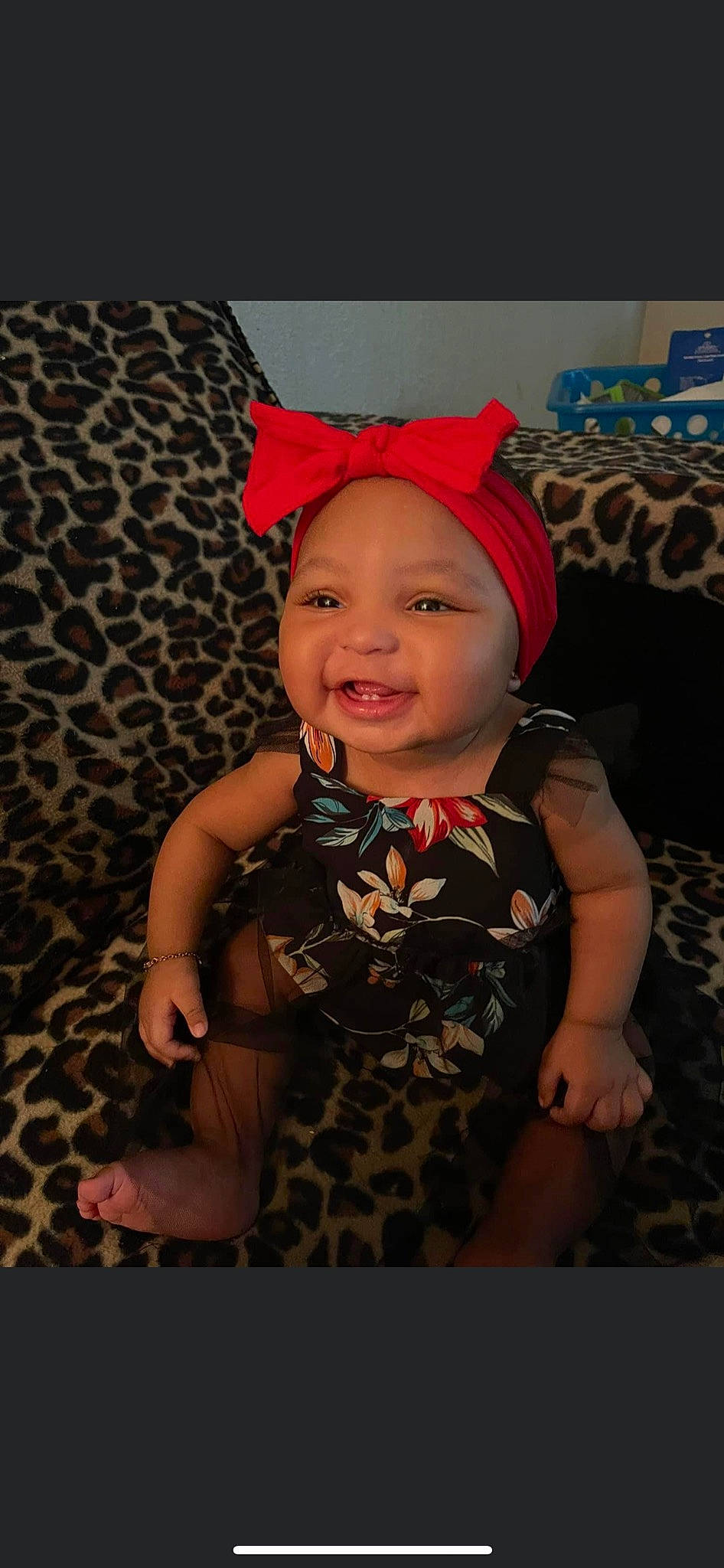 Stormi joined the competition — help win amazing prizes! baby, baby_toddler_clothing, child, costume_hat, fashion_accessory, flash_photography, flooring, fun, happy, headband, headpiece, headwear, helmet, magenta, pattern, person, personal_protective_equipment, pink, skin, sleeve