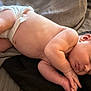 baby, newborn, sleeping, diaper, blanket, soft, peaceful, infant, skin, hand, face, lying_down, rest, cute, child, nap, young, closeup, indoors, comfort