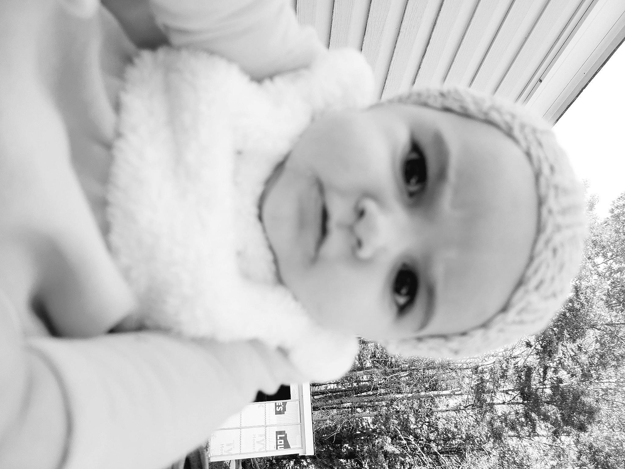 Zeplynn joined the competition — help win amazing prizes! baby, black, black_and_white, cheek, child, close_up, eye, face, head, headwear, monochrome, monochrome_photography, mouth, nose, person, photograph, photography, skin, smile, snapshot
