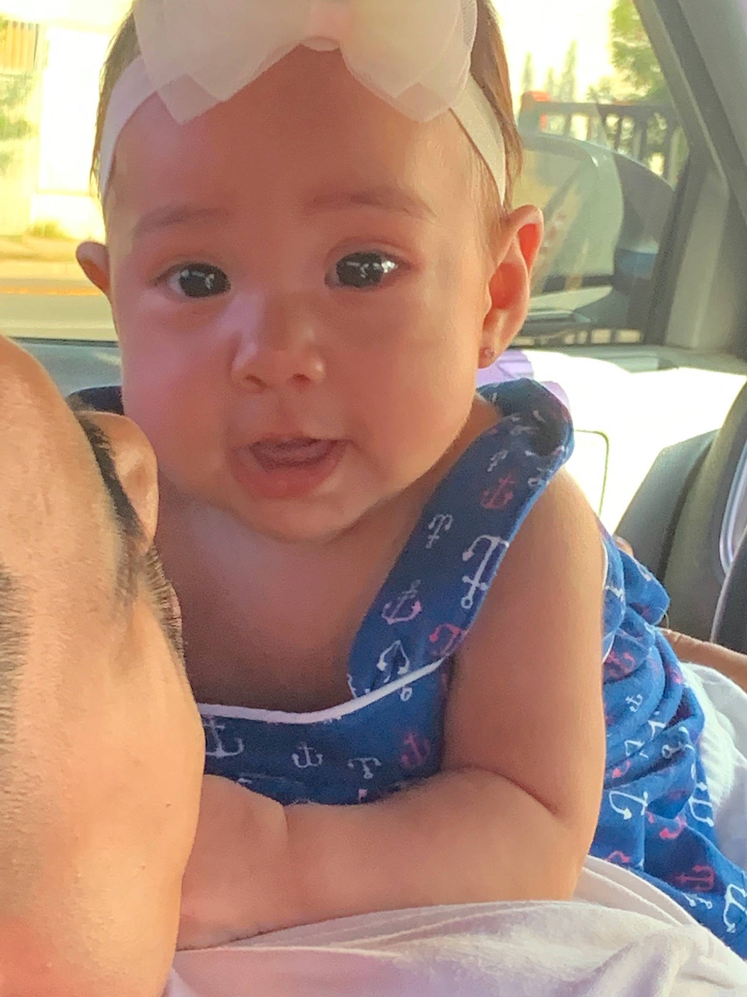 Lia joined the competition — help win amazing prizes! arm, baby, cheek, child, chin, eye, eyebrow, face, facial_expression, finger, forehead, hand, head, lip, nose, person, skin, smile, summer, toddler