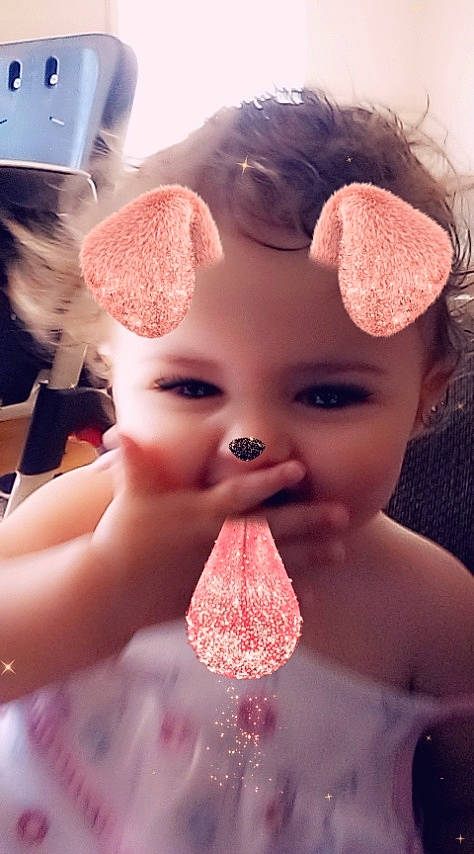 Adilyn joined the competition — help win amazing prizes! cheek, child, doll, ear, eye, eyelash, face, head, joy, lip, nose, person, pink, skin, sweetness, toddler, toy